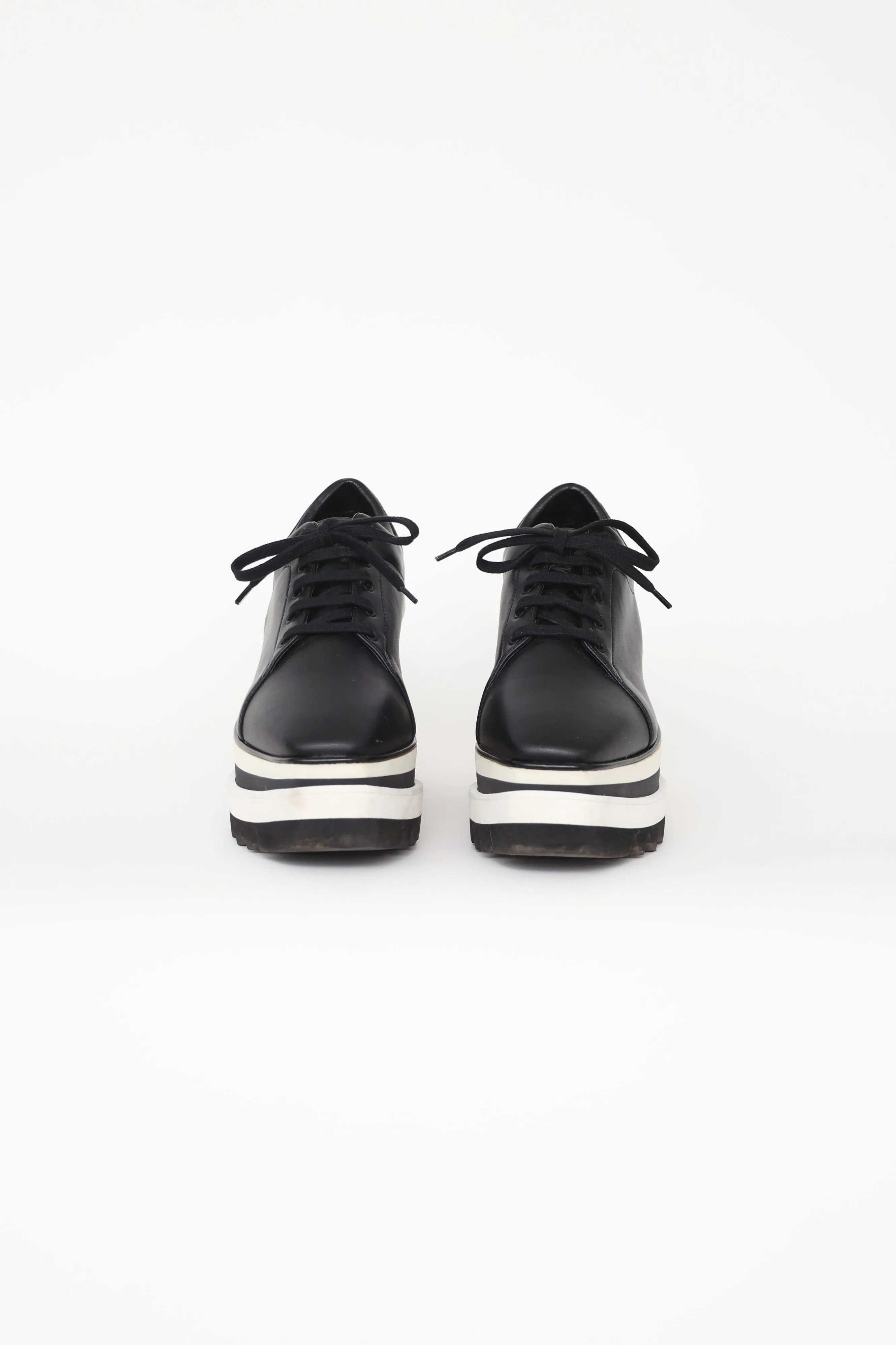 Black & White Elyse Sneakers