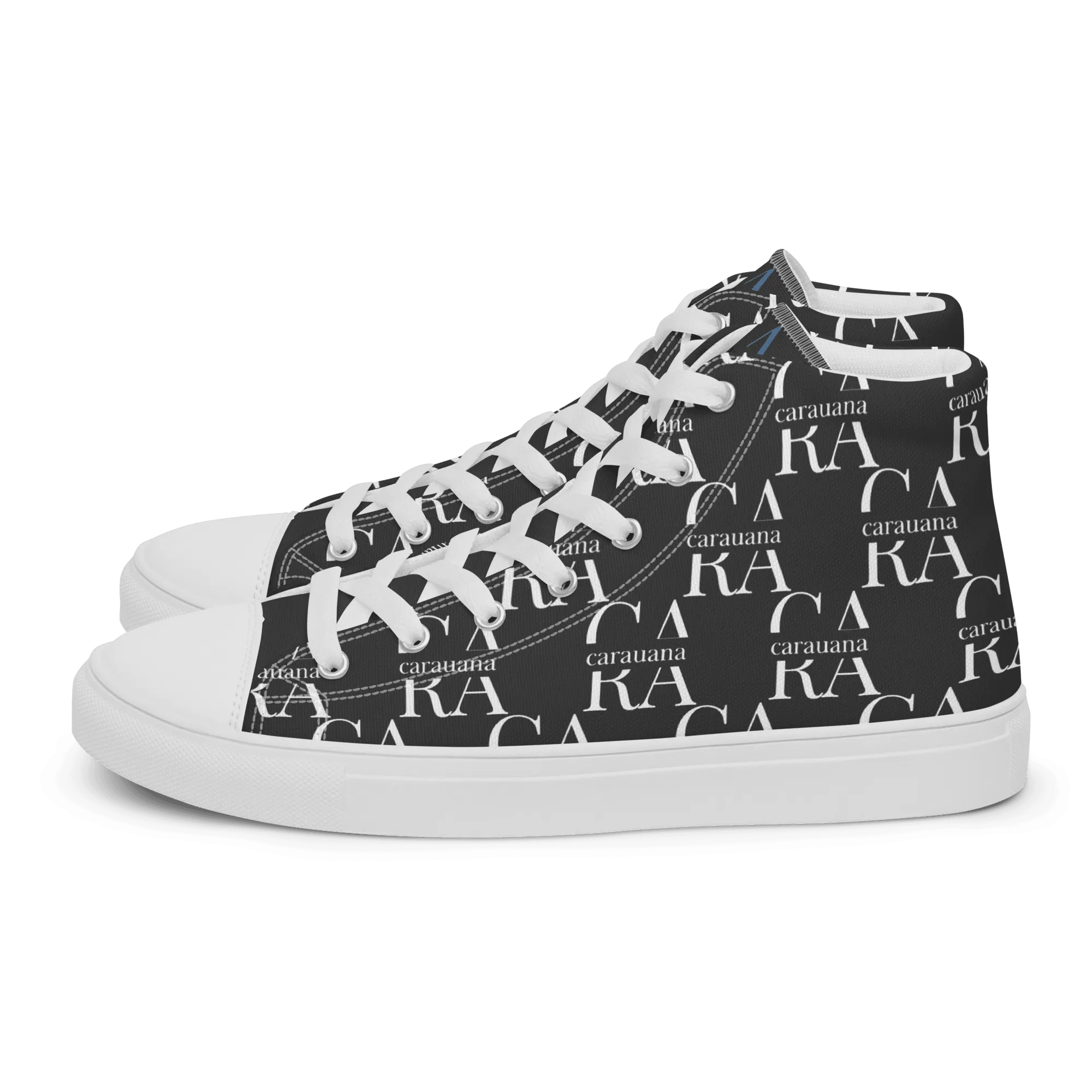 CARAUANA Hip Hop canvas shoes black Branded