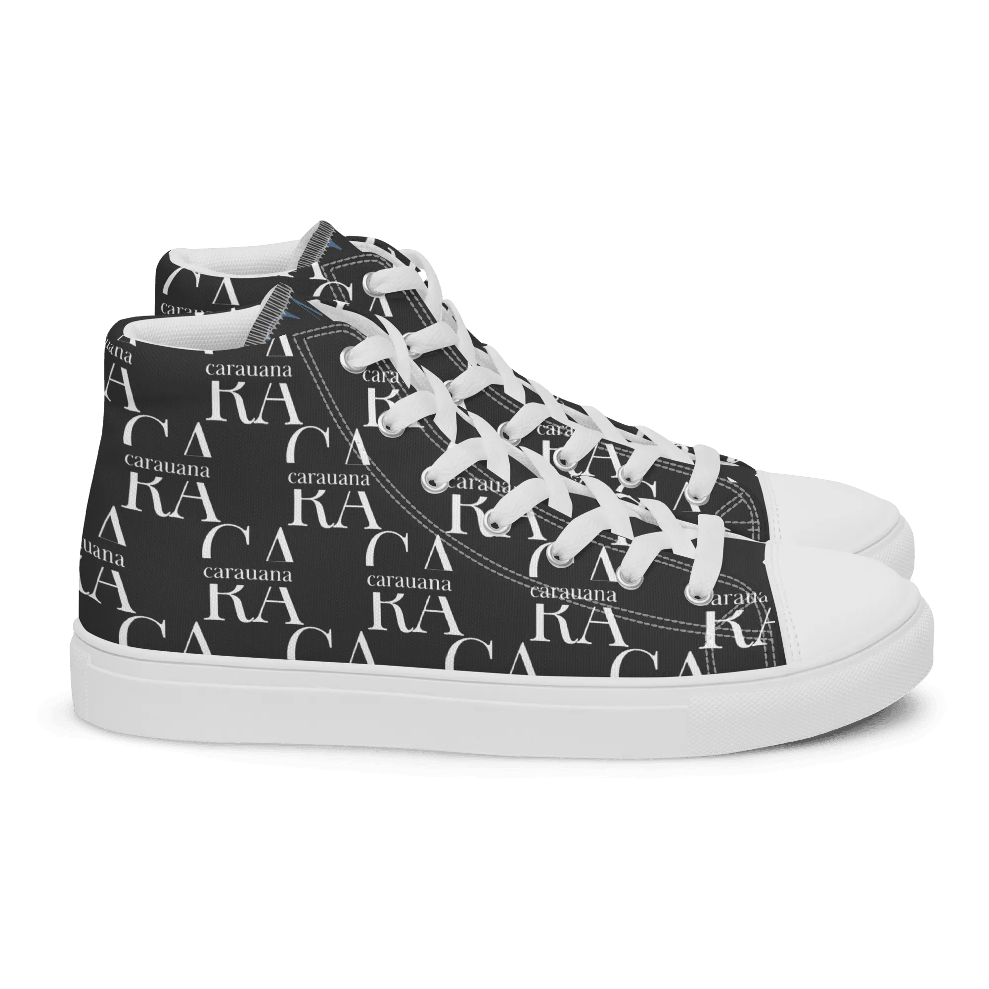 CARAUANA Hip Hop canvas shoes black Branded