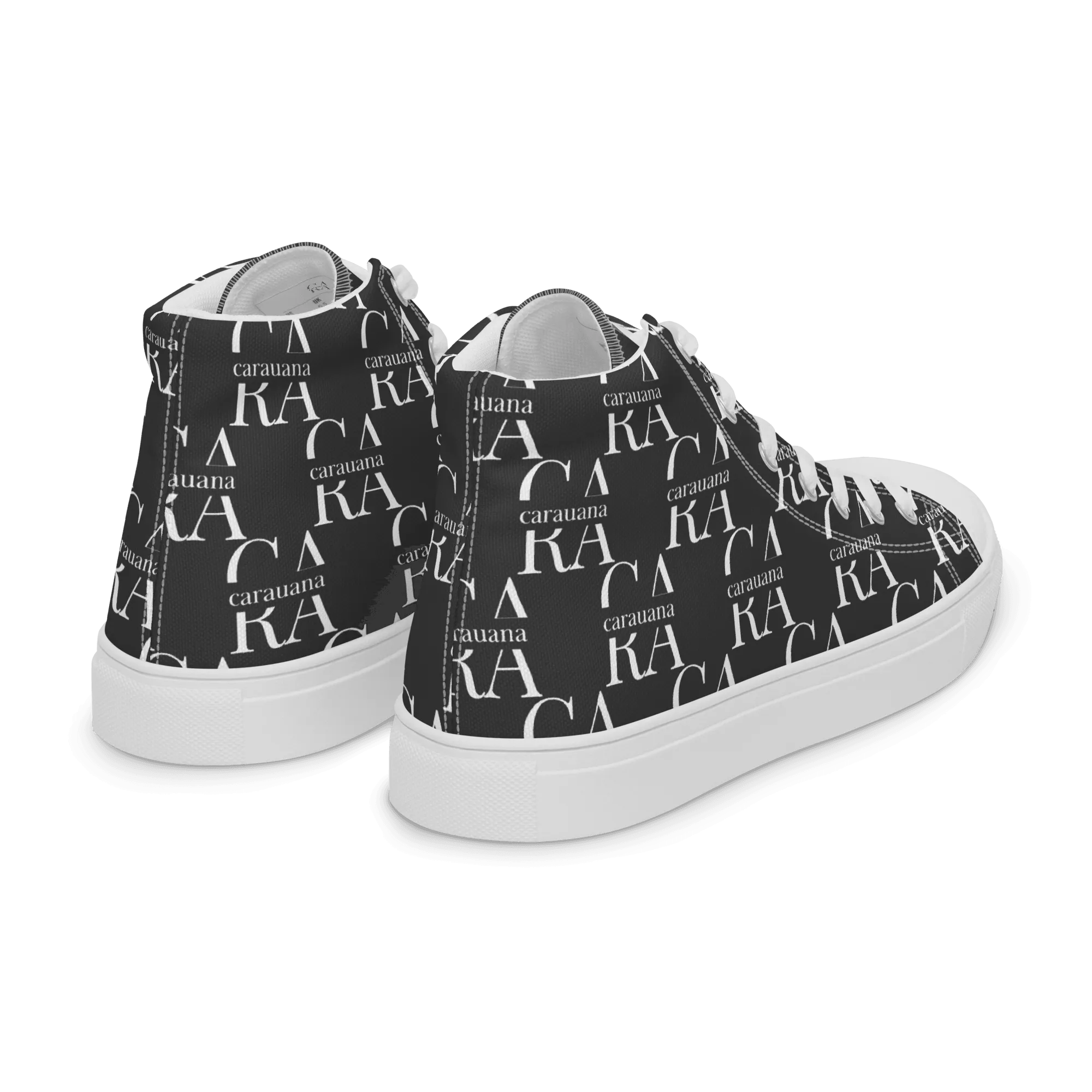 CARAUANA Hip Hop canvas shoes black Branded