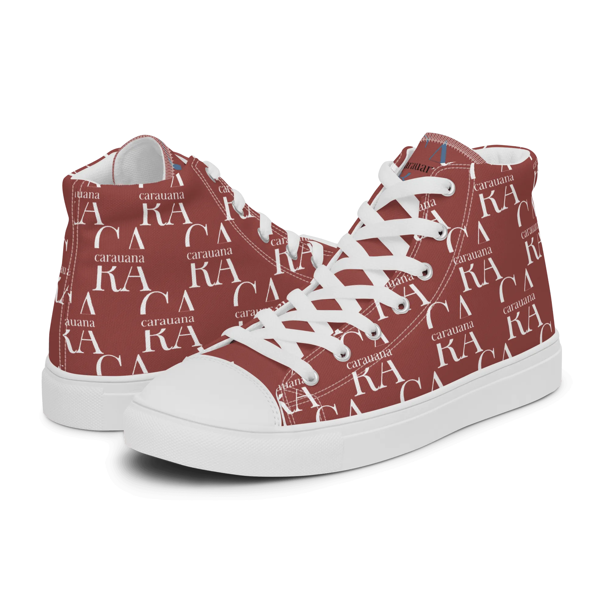 CARAUANA Hip Hop canvas shoes Brown Branded