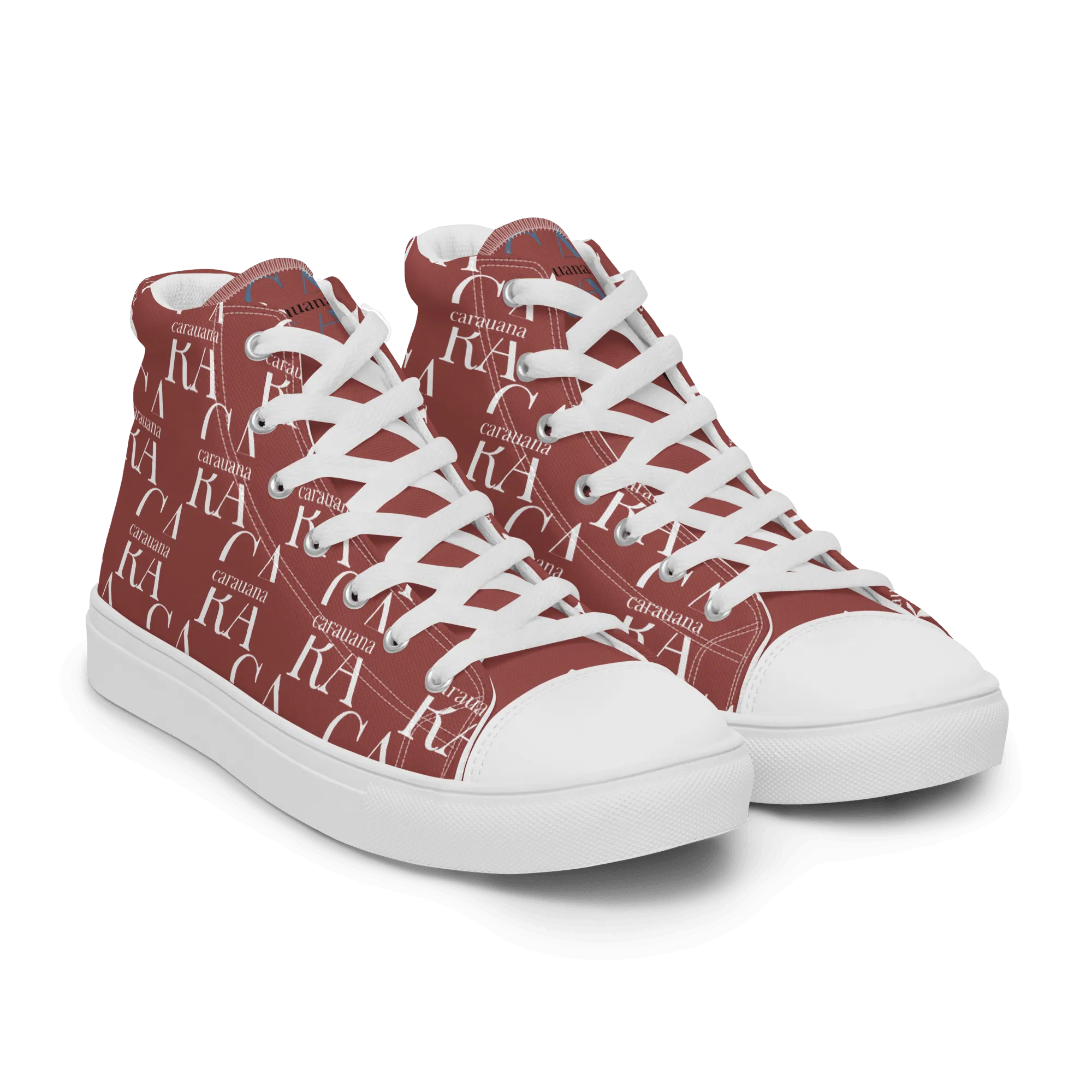 CARAUANA Hip Hop canvas shoes Brown Branded