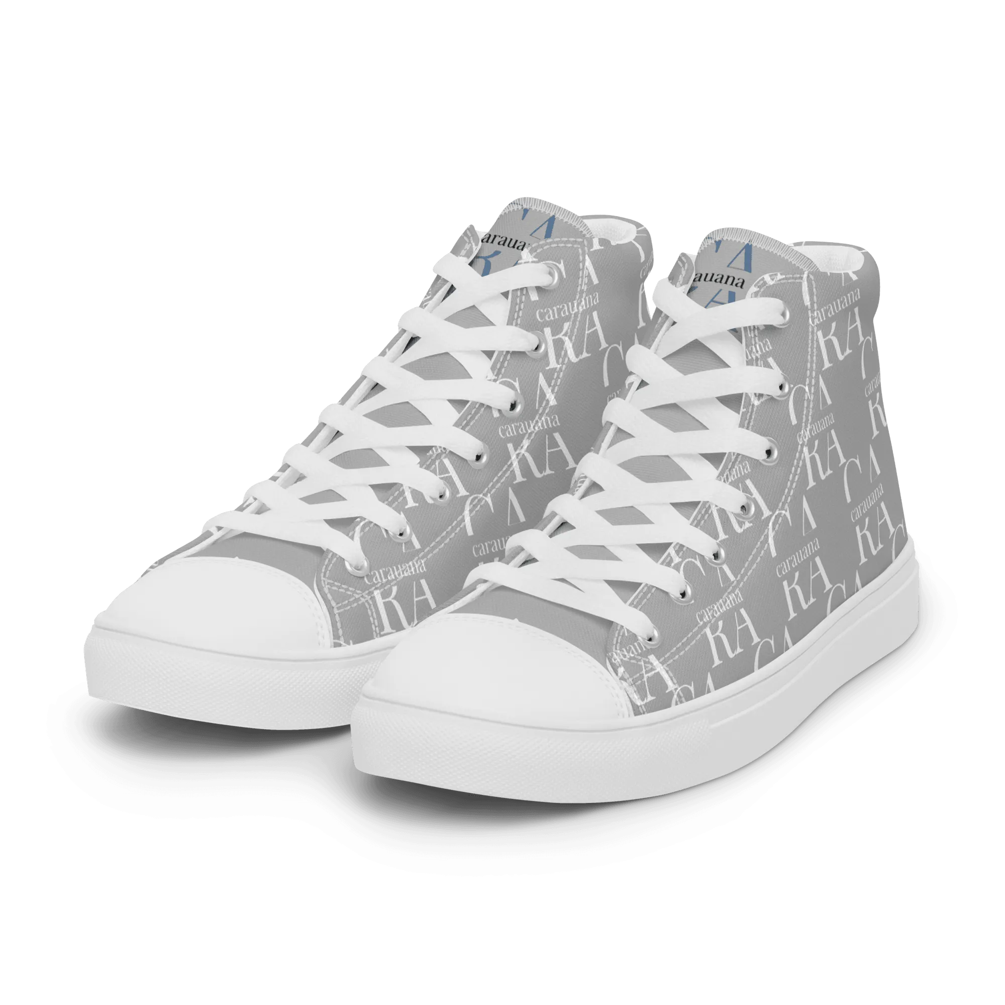 CARAUANA Hip Hop canvas shoes Grey Branded