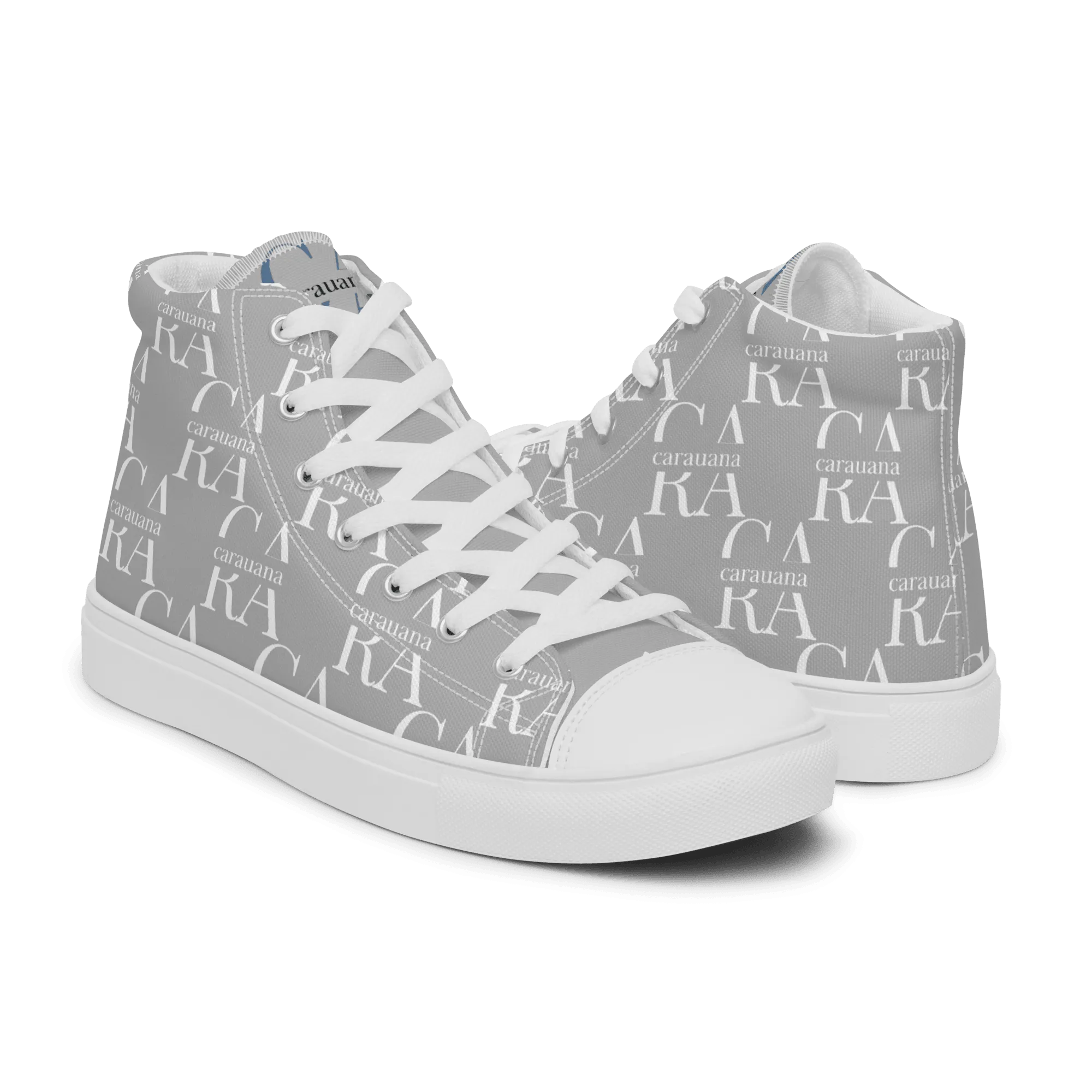 CARAUANA Hip Hop canvas shoes Grey Branded