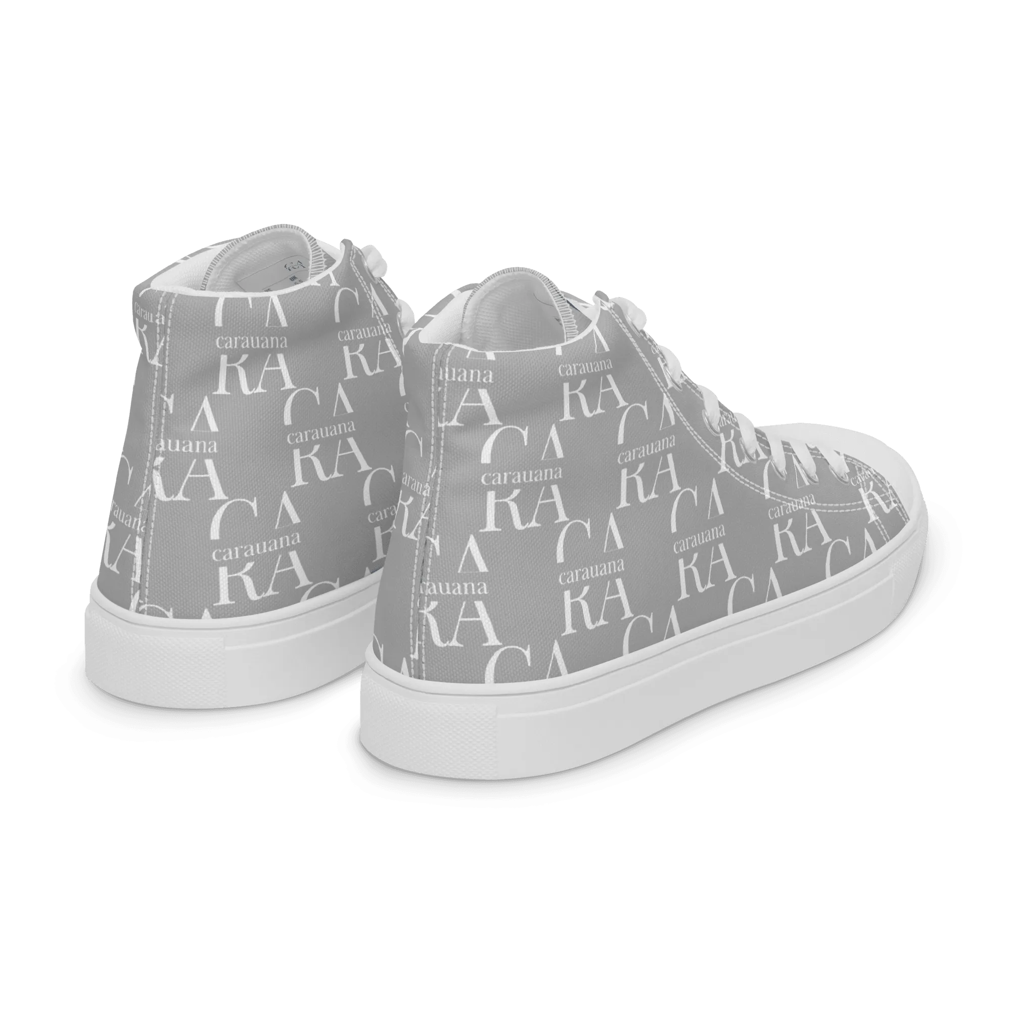 CARAUANA Hip Hop canvas shoes Grey Branded