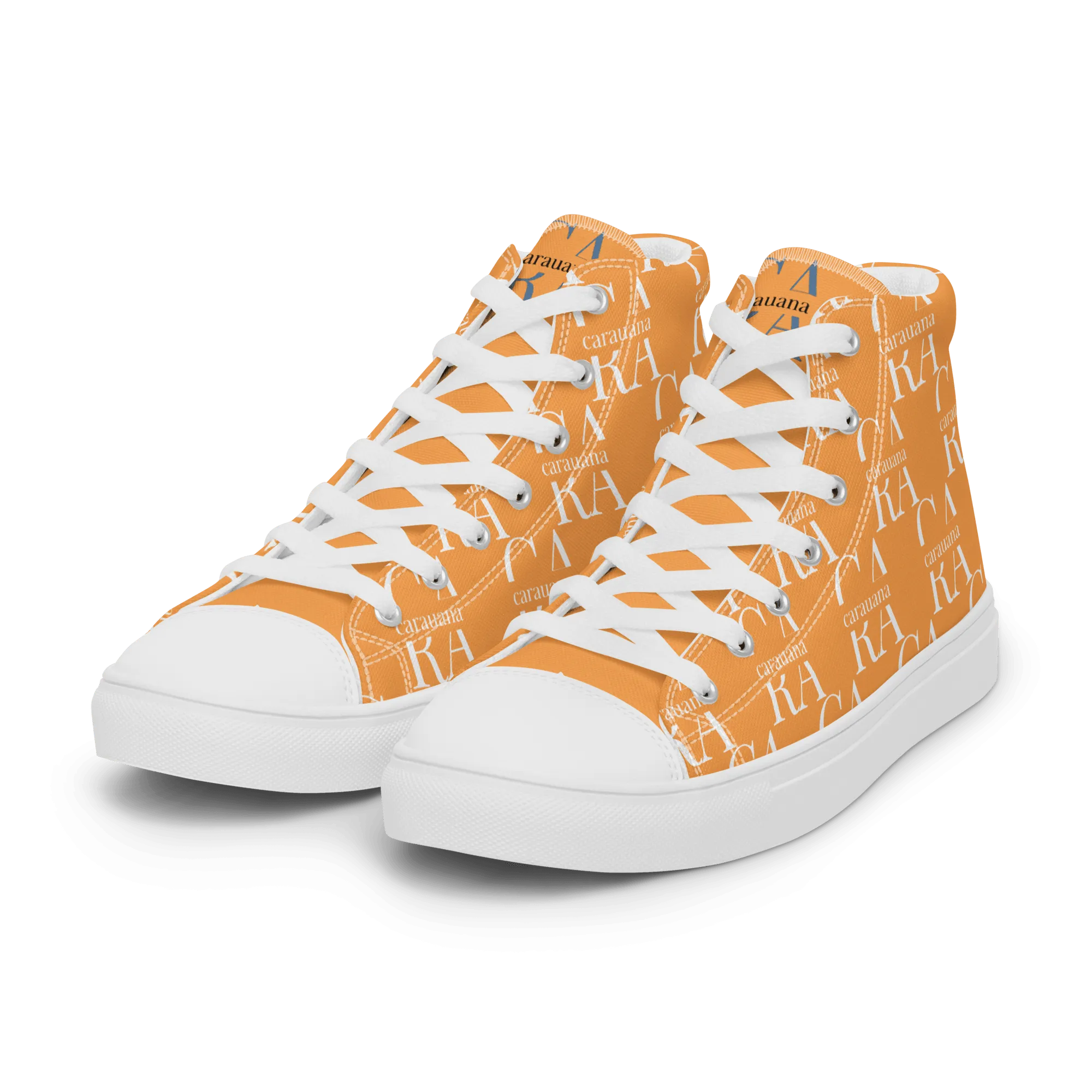 CARAUANA Hip Hop canvas shoes Orange Branded