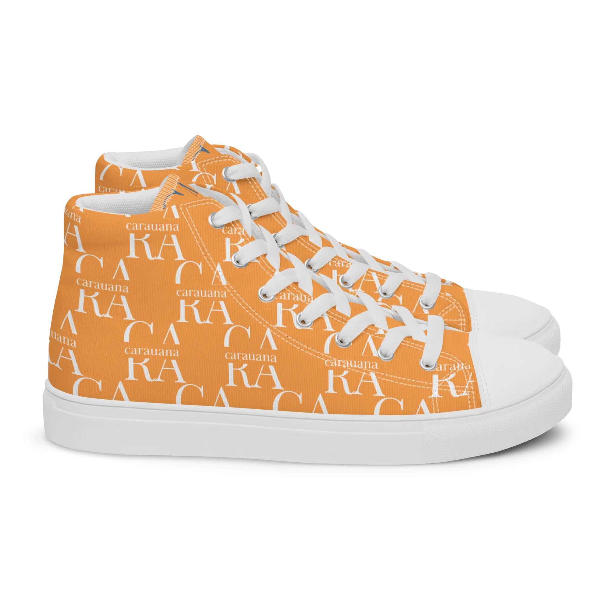 CARAUANA Hip Hop canvas shoes Orange Branded