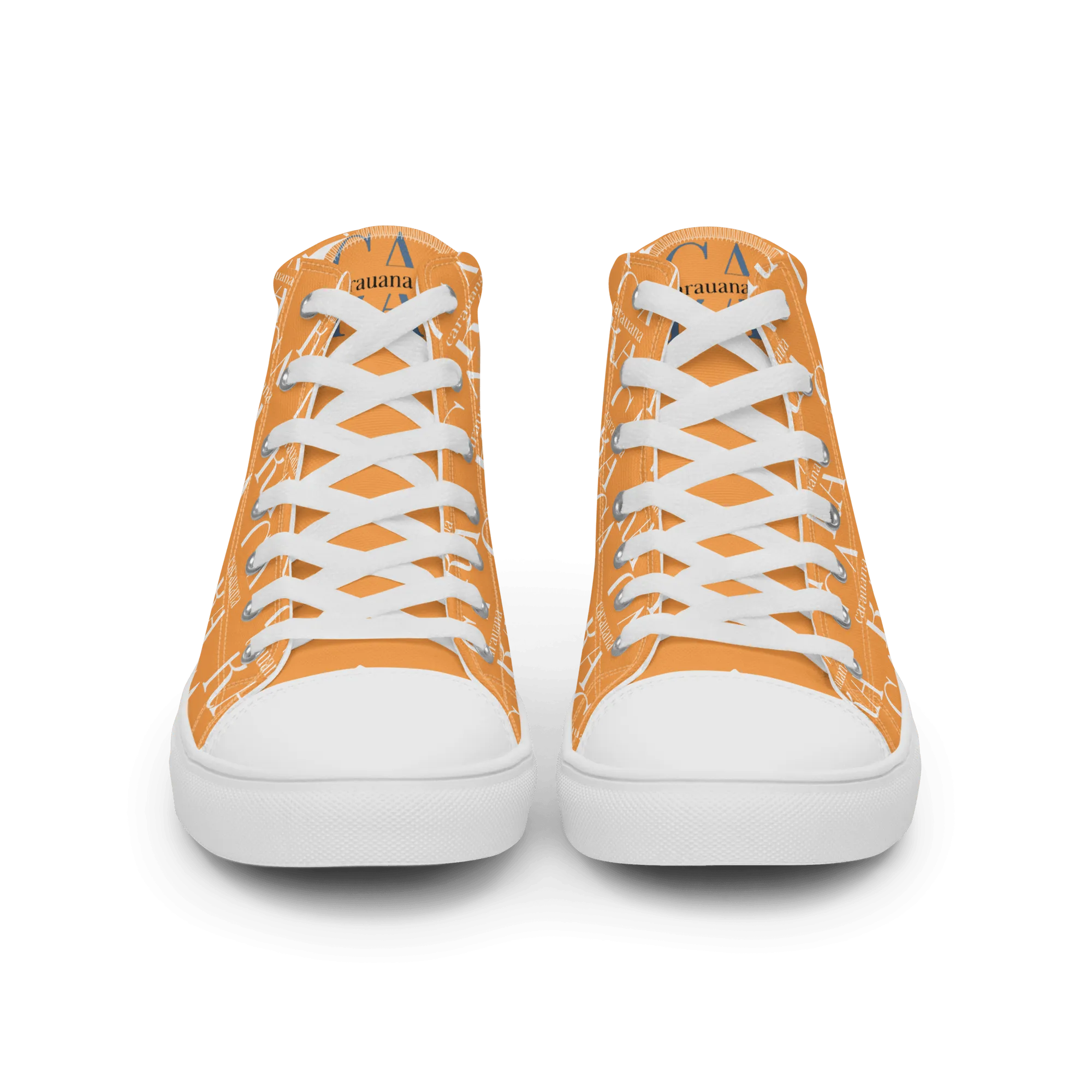 CARAUANA Hip Hop canvas shoes Orange Branded