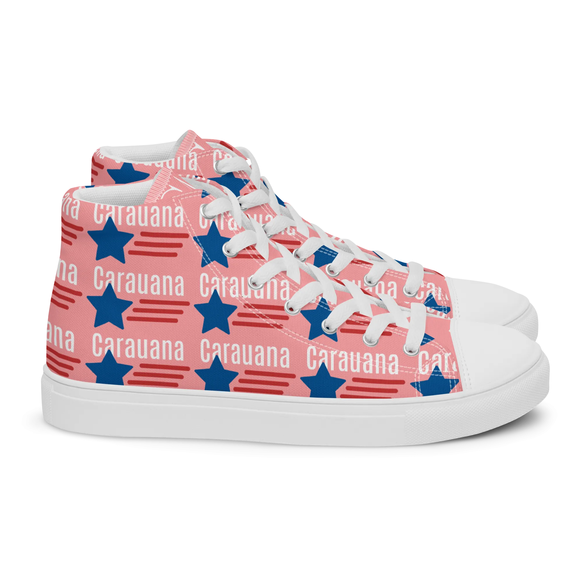 CARAUANA Hip Hop canvas shoes pink USA