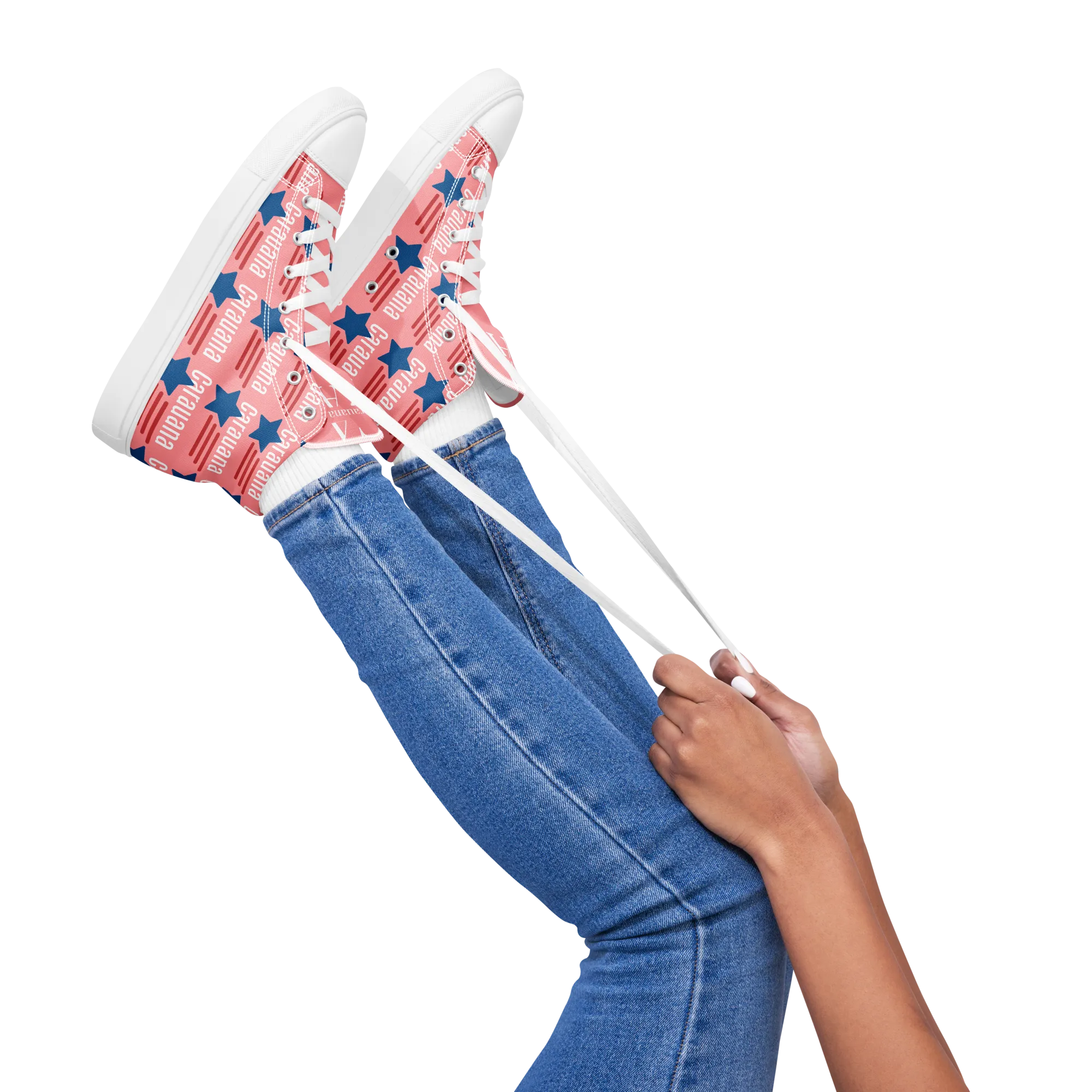 CARAUANA Hip Hop canvas shoes pink USA