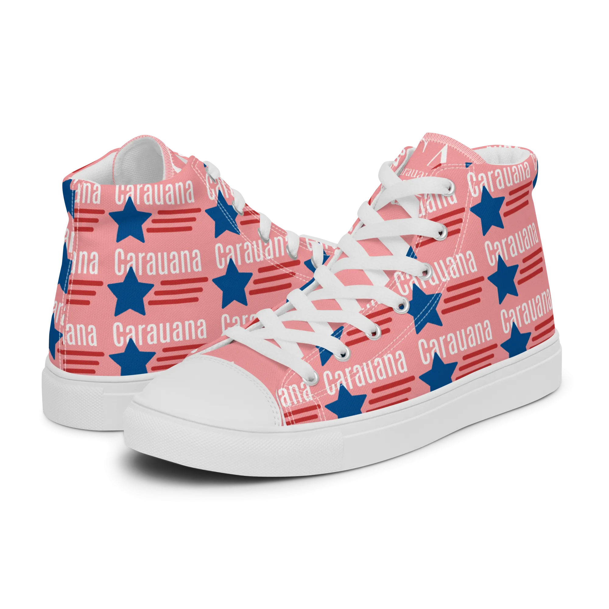 CARAUANA Hip Hop canvas shoes pink USA