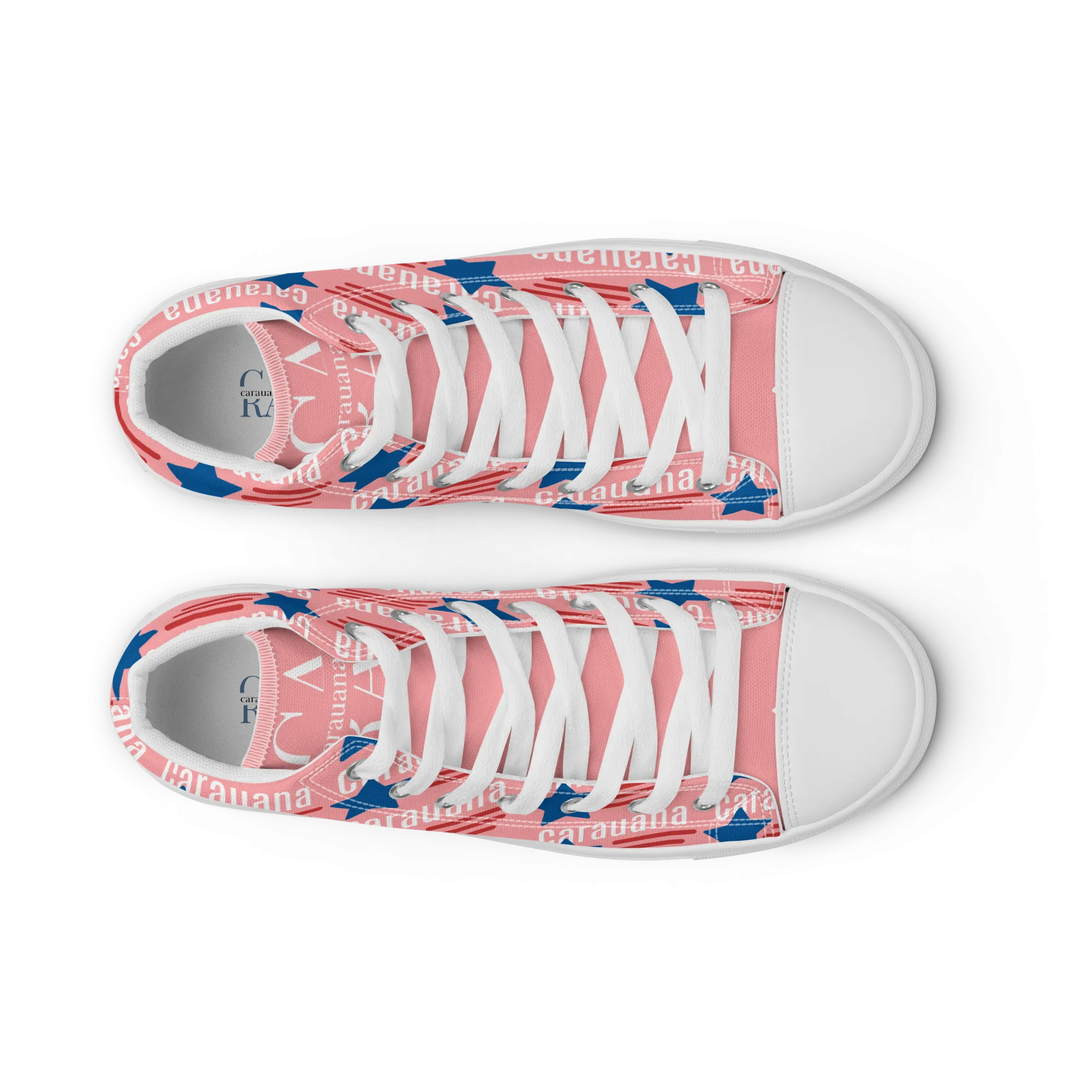 CARAUANA Hip Hop canvas shoes pink USA