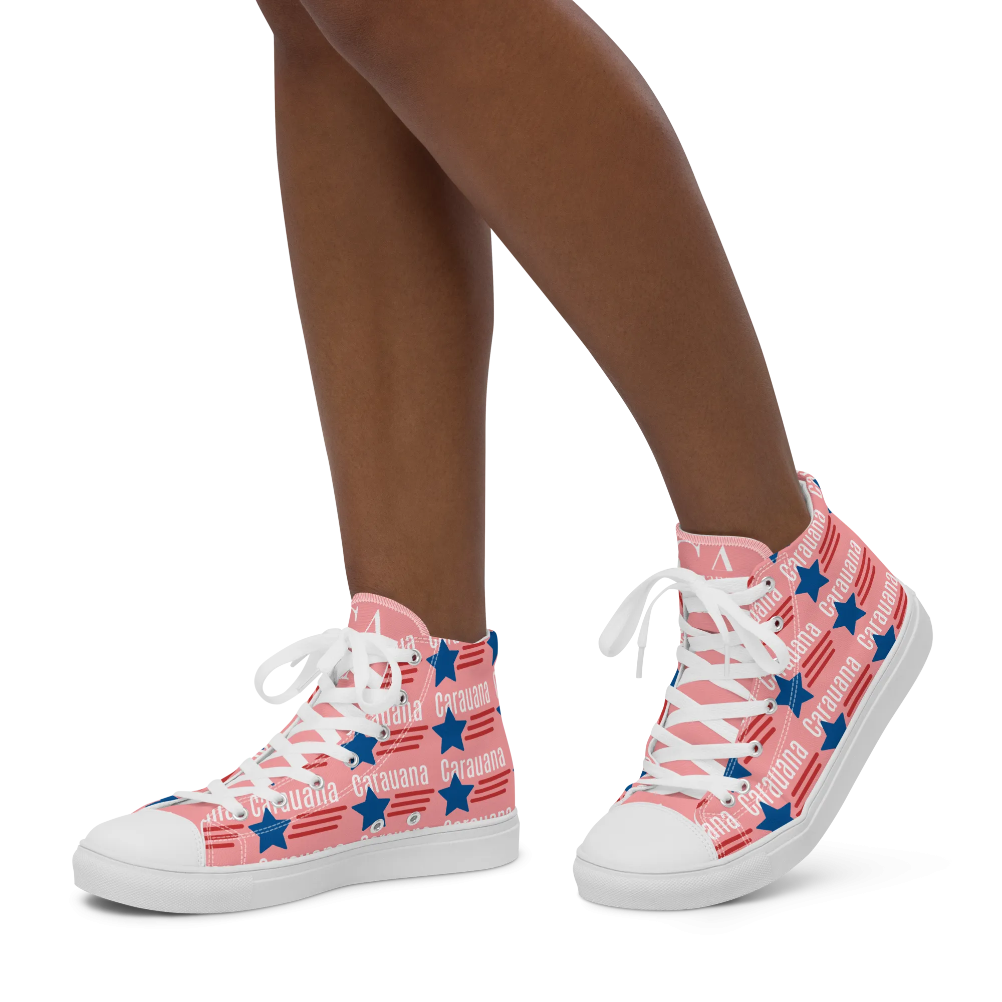 CARAUANA Hip Hop canvas shoes pink USA