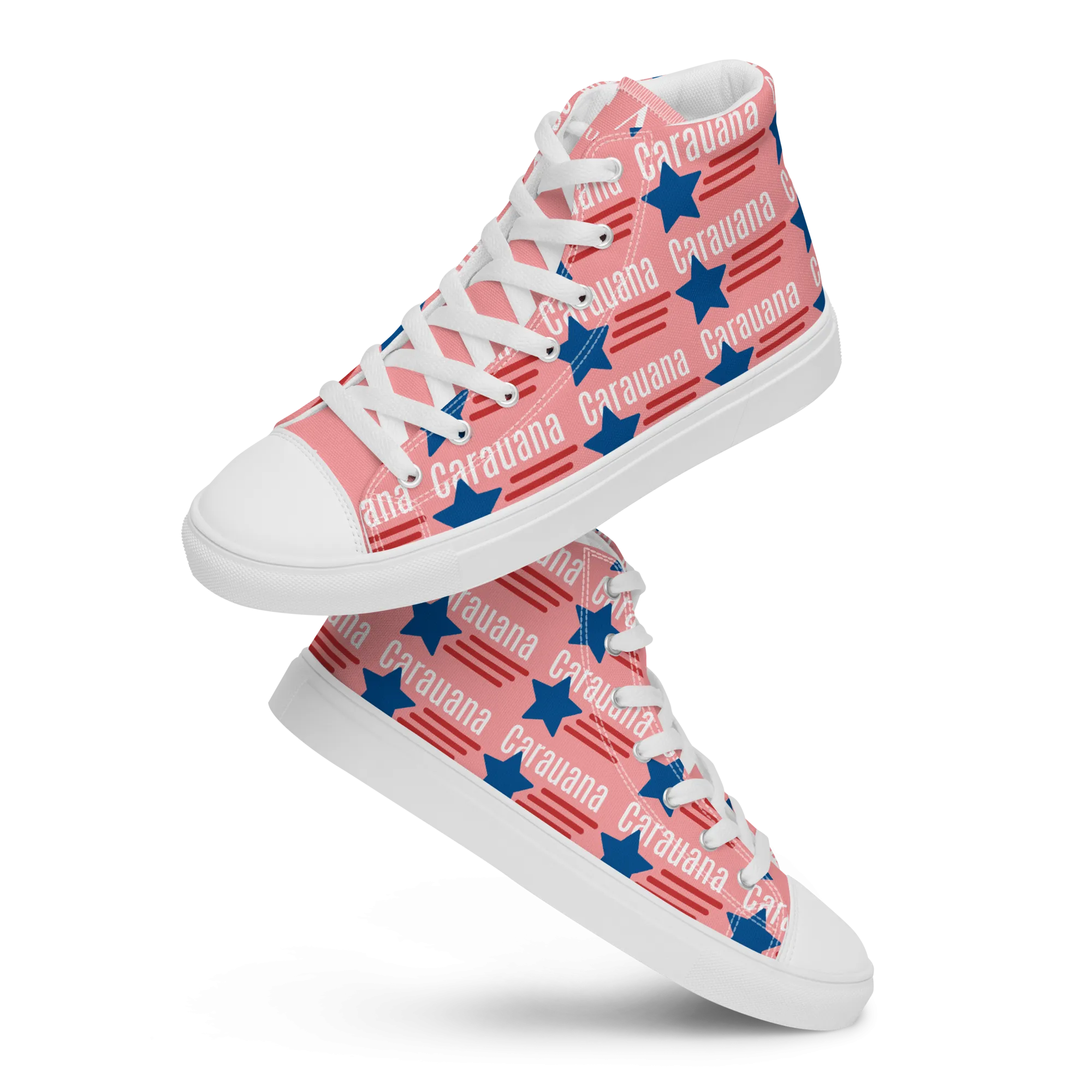 CARAUANA Hip Hop canvas shoes pink USA