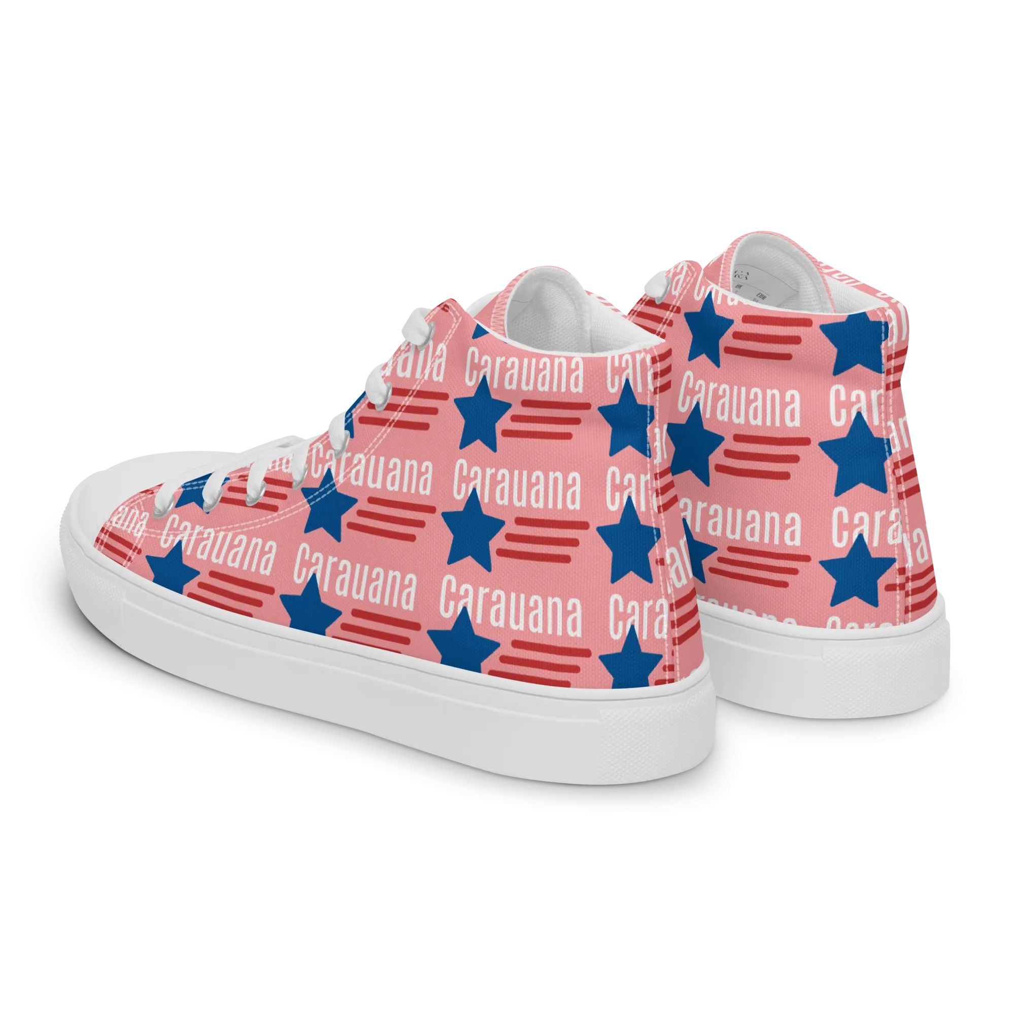 CARAUANA Hip Hop canvas shoes pink USA