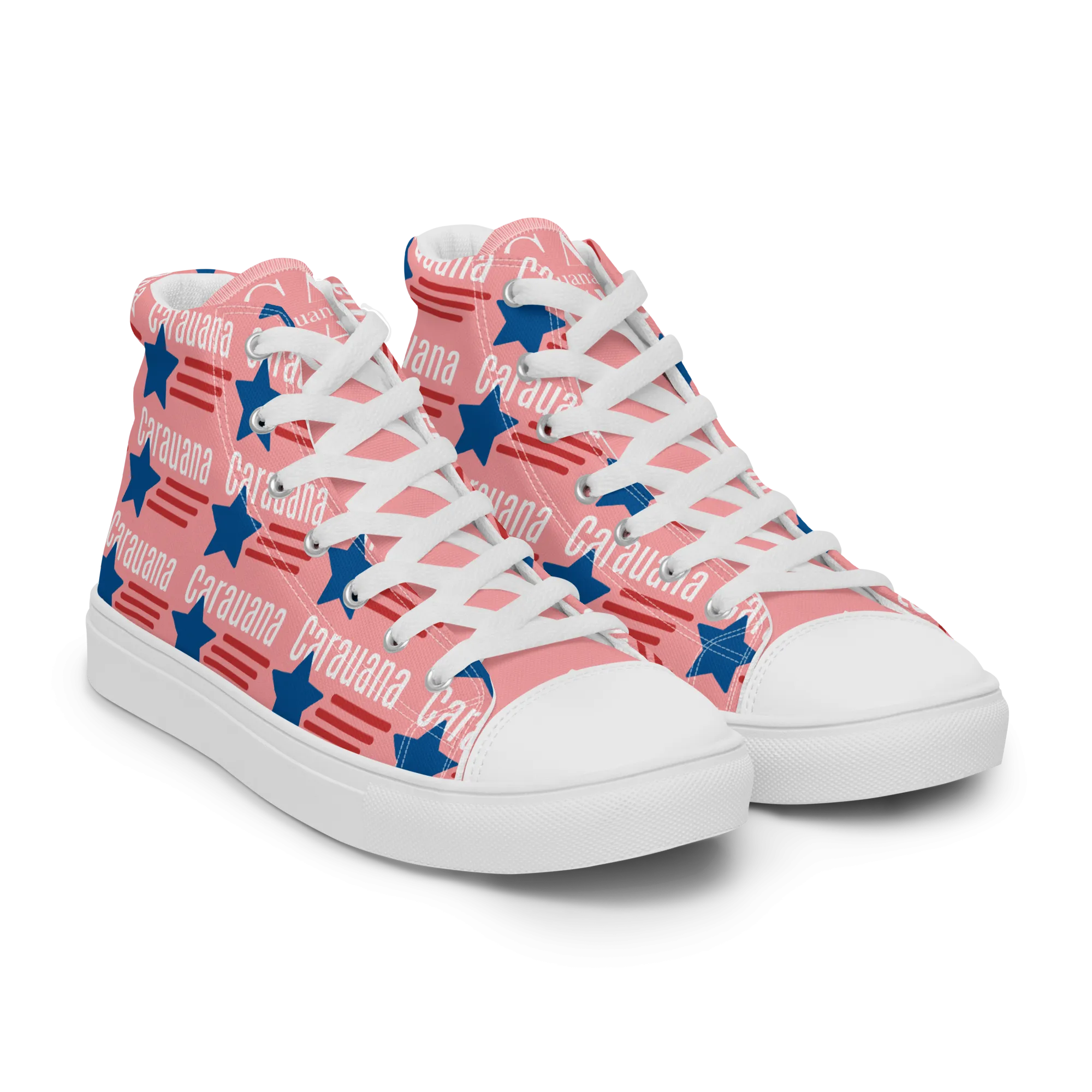 CARAUANA Hip Hop canvas shoes pink USA