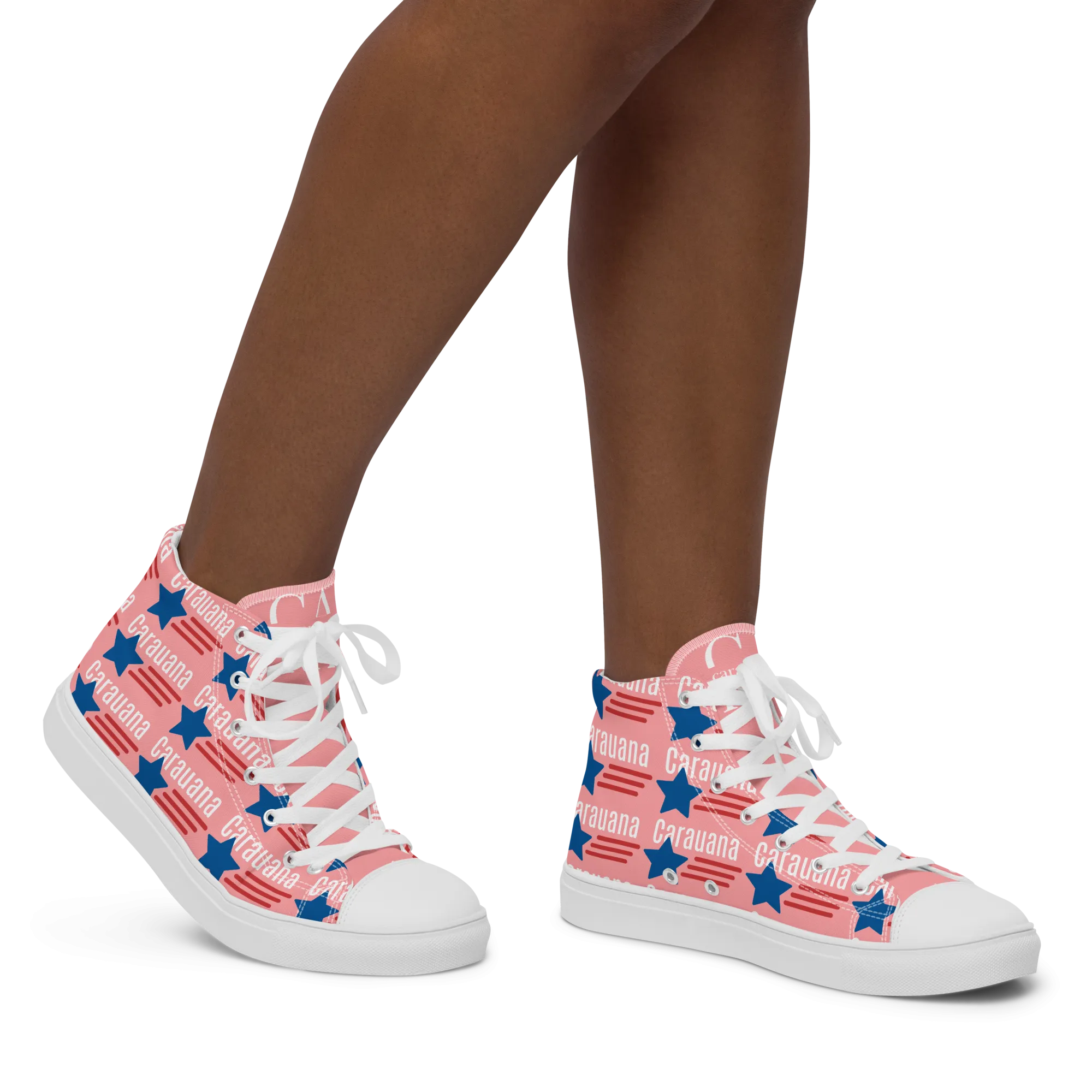 CARAUANA Hip Hop canvas shoes pink USA