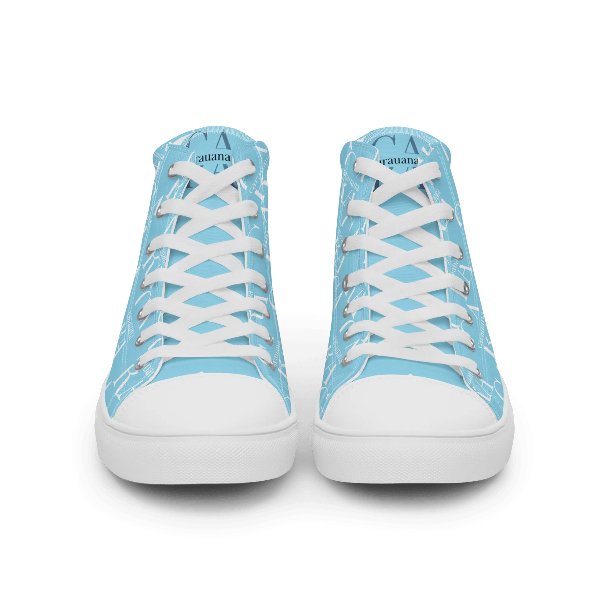 CARAUANA Hip Hop canvas shoes sky blue Branded