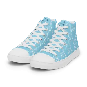 CARAUANA Hip Hop canvas shoes sky blue Branded