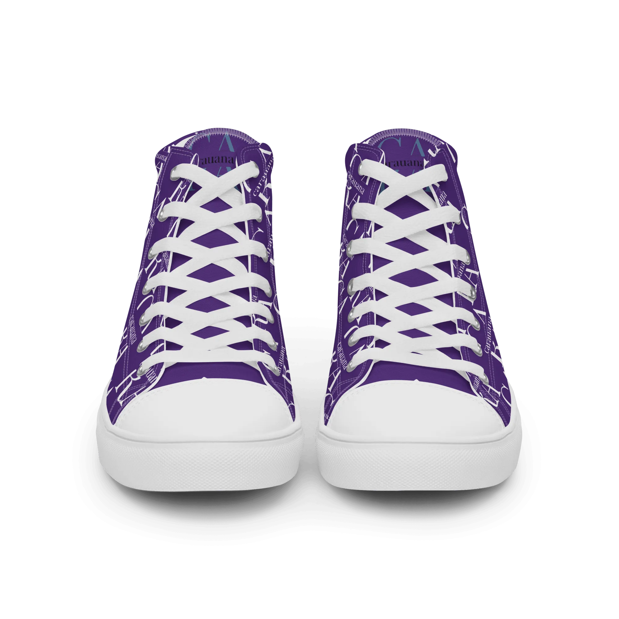 CARAUANA Hip Hop canvas shoes violet Branded