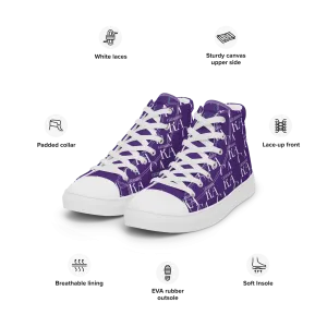 CARAUANA Hip Hop canvas shoes violet Branded