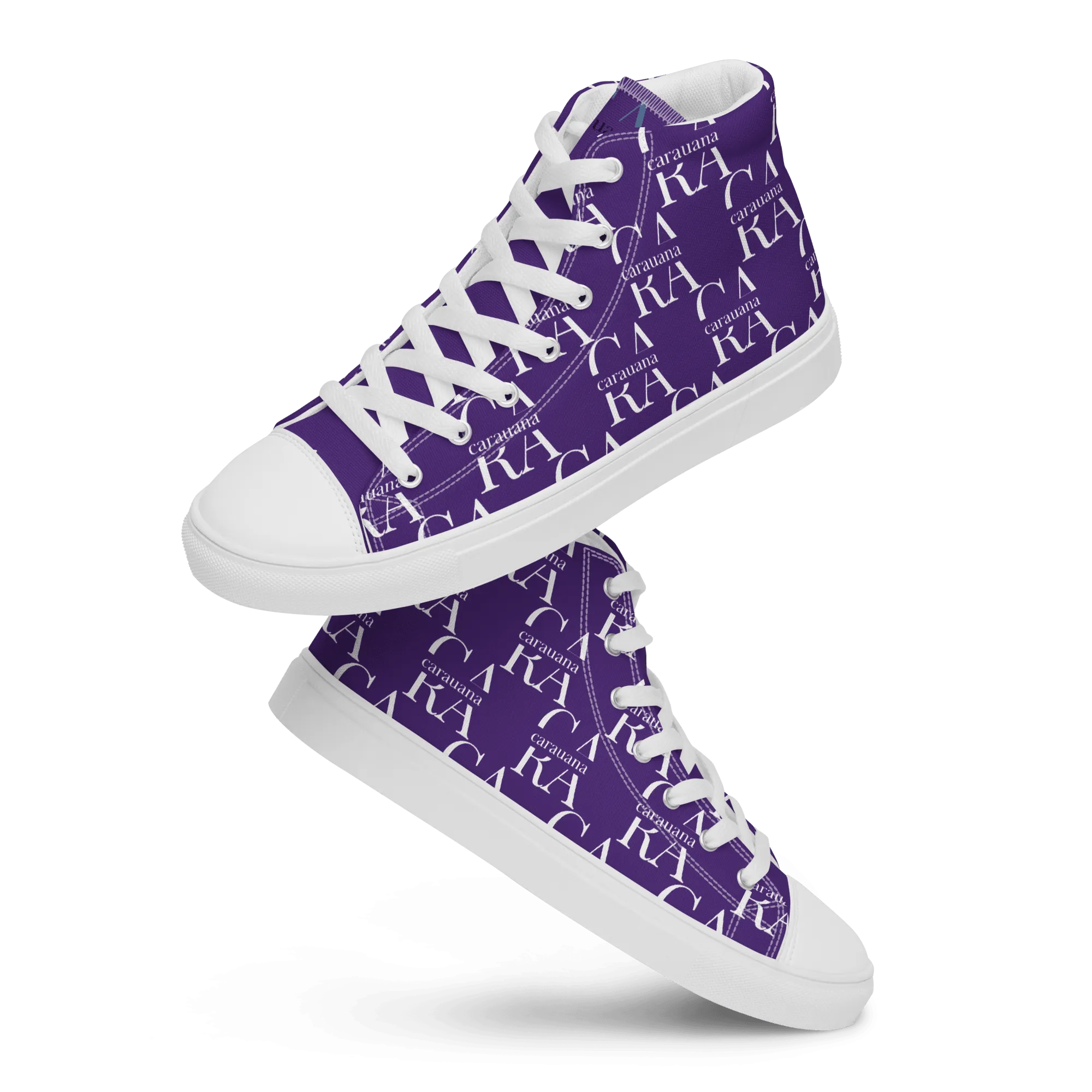 CARAUANA Hip Hop canvas shoes violet Branded