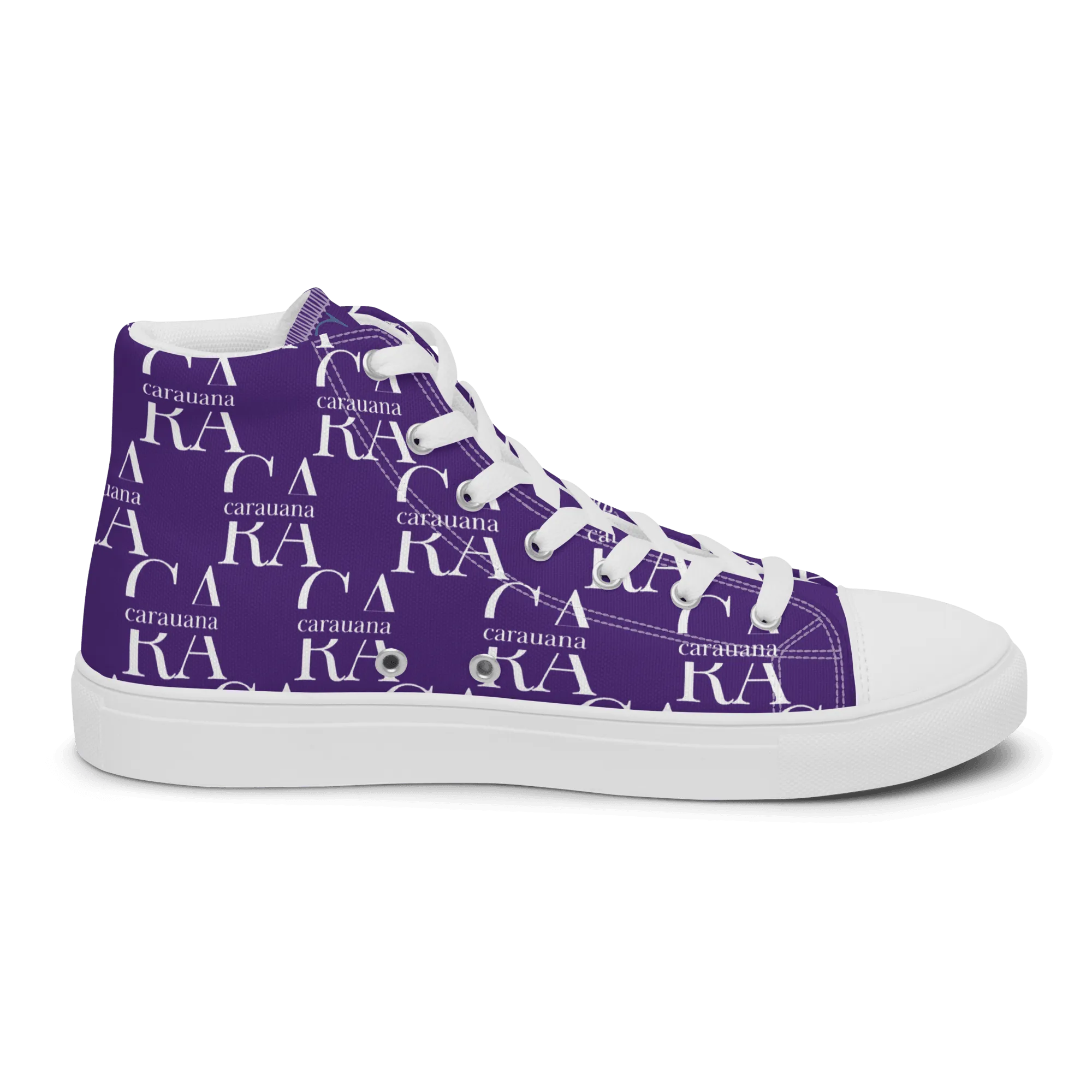 CARAUANA Hip Hop canvas shoes violet Branded