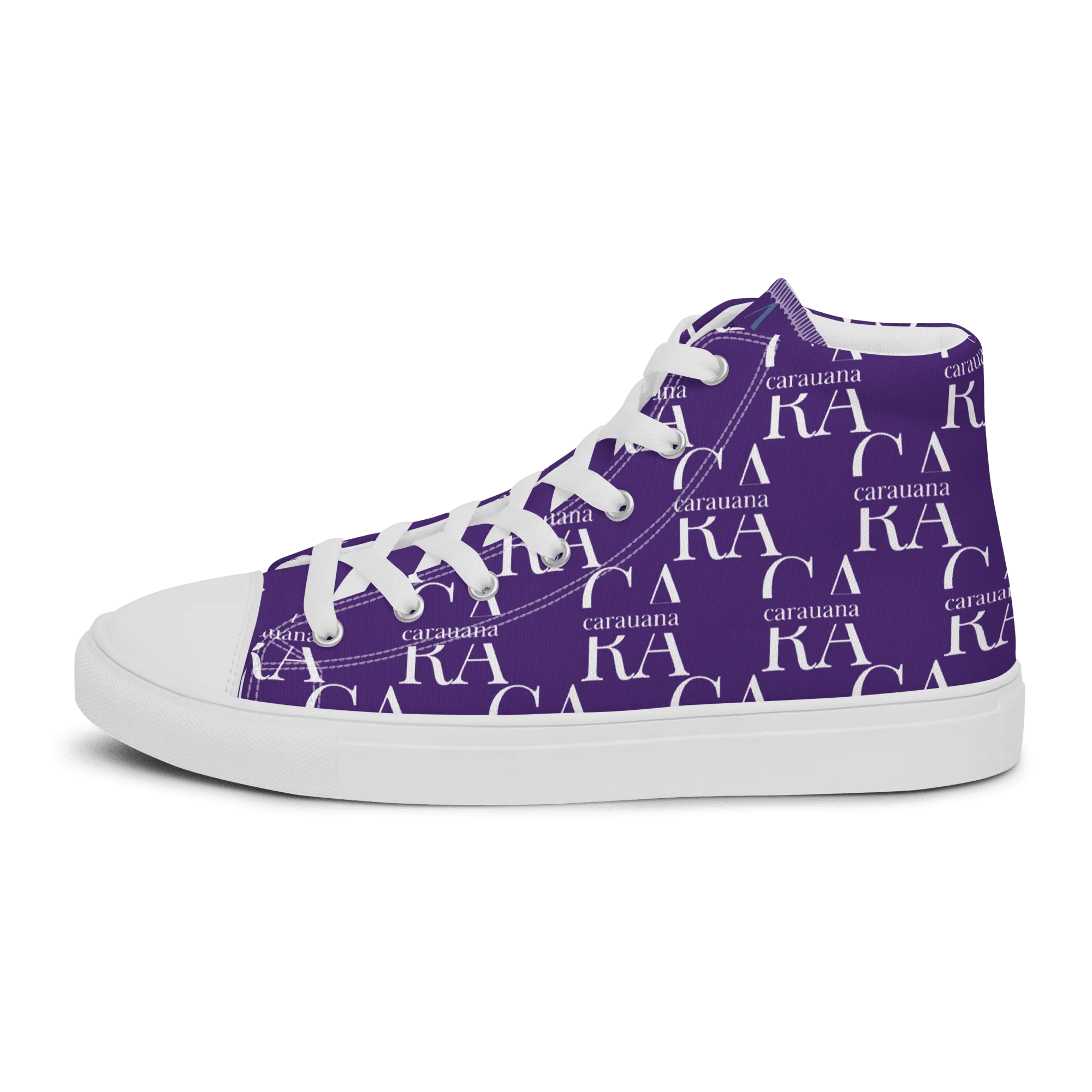 CARAUANA Hip Hop canvas shoes violet Branded