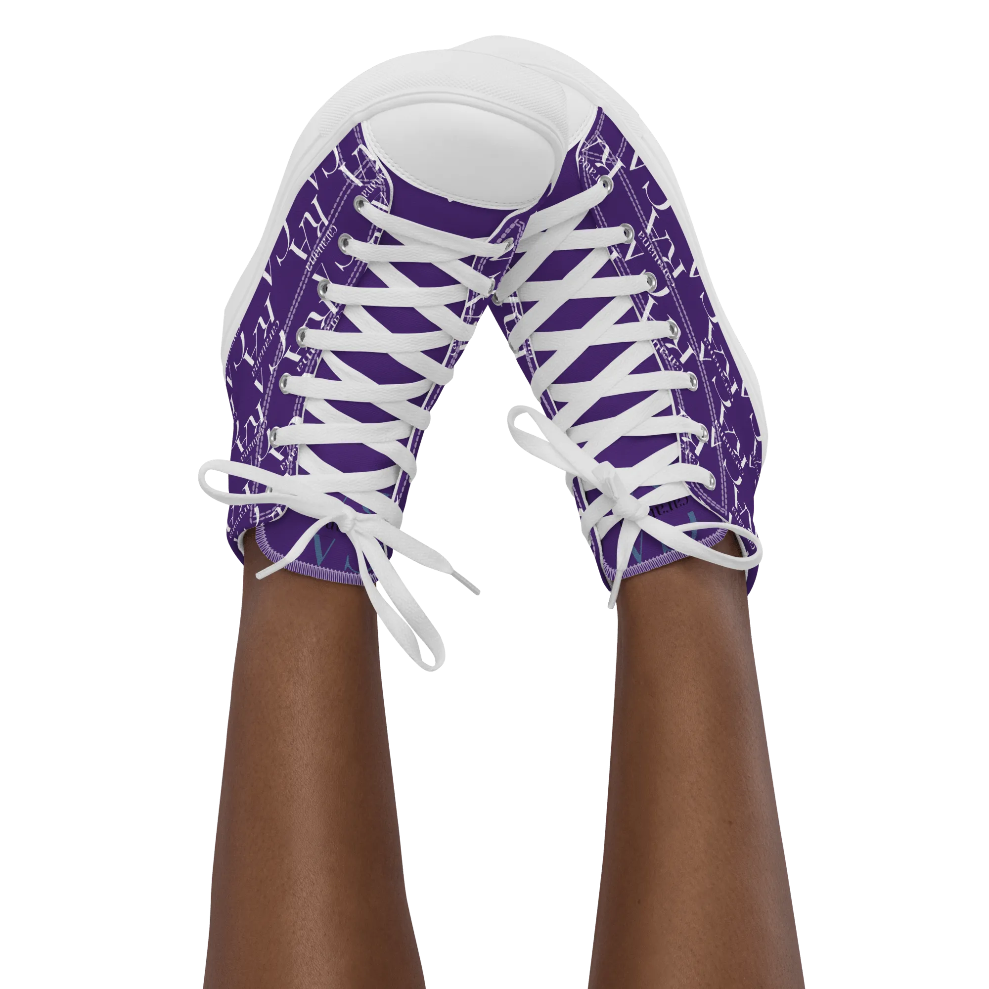 CARAUANA Hip Hop canvas shoes violet Branded