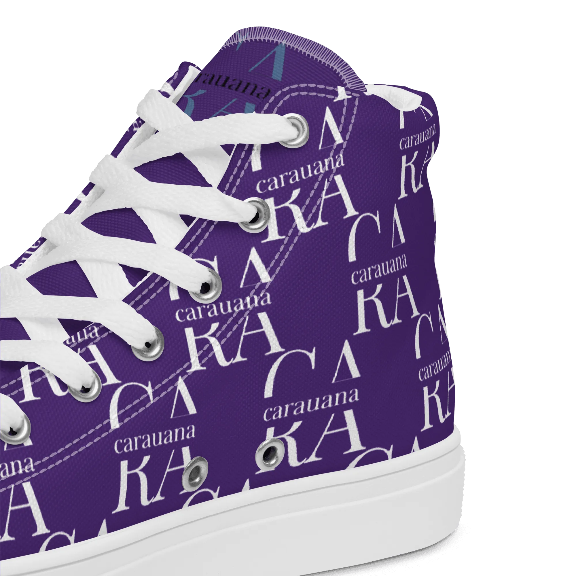 CARAUANA Hip Hop canvas shoes violet Branded