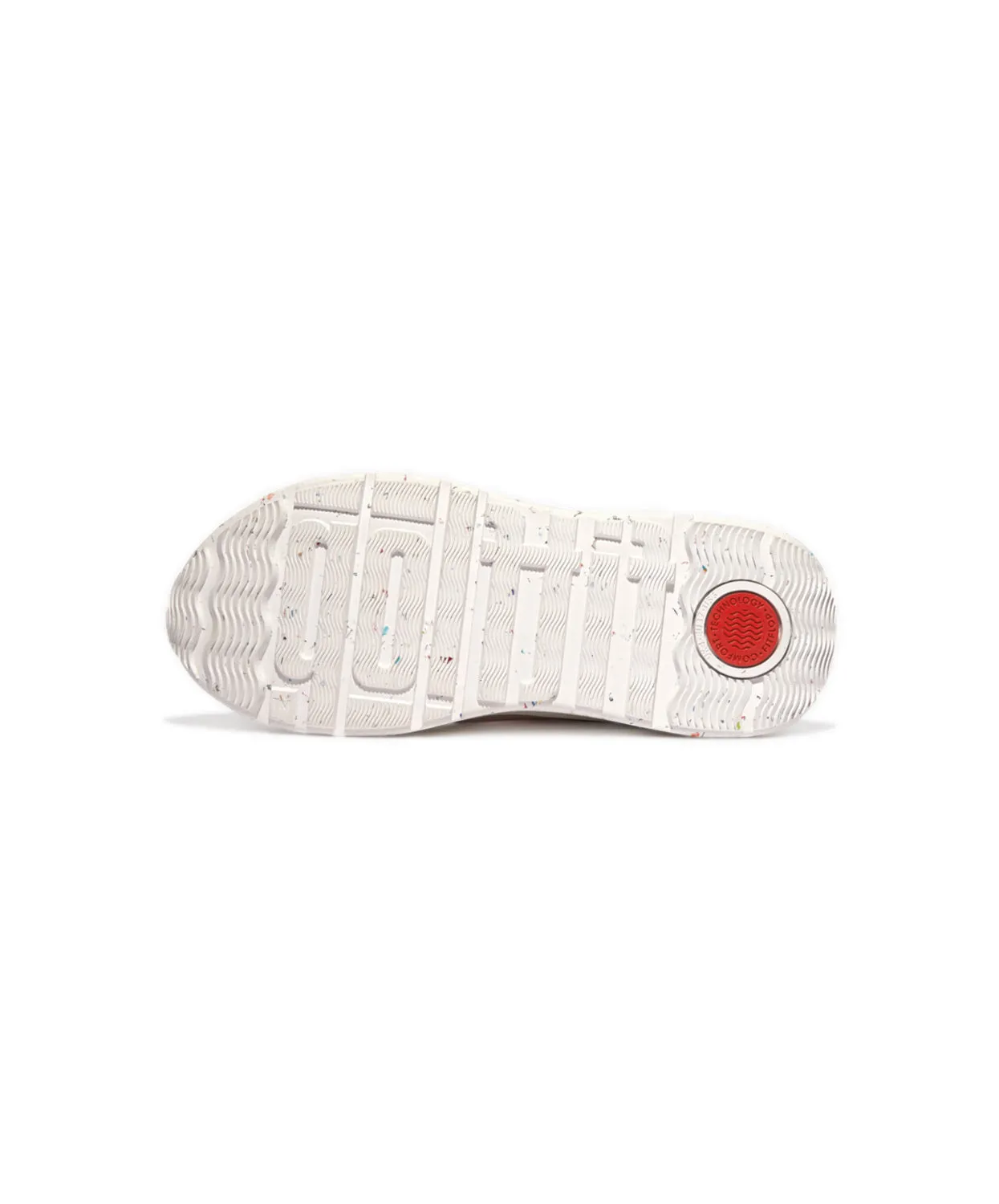 FitFlop F-mode e01 Limited Edition Urban White Flatform Sneakers