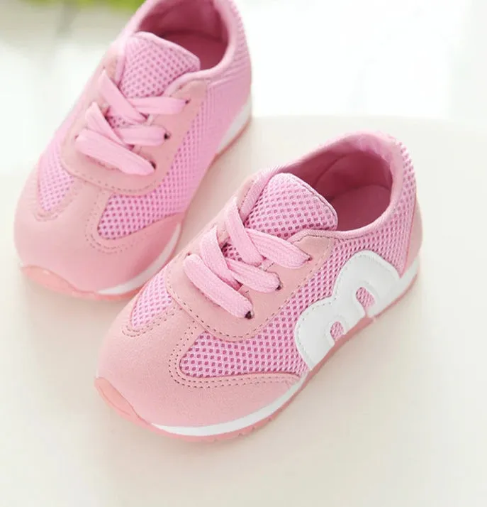 Kids Breathable Running Sneakers For Boys Girls