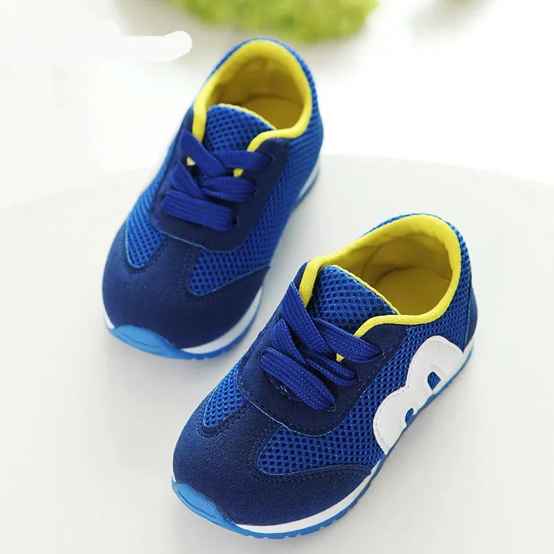 Kids Breathable Running Sneakers For Boys Girls