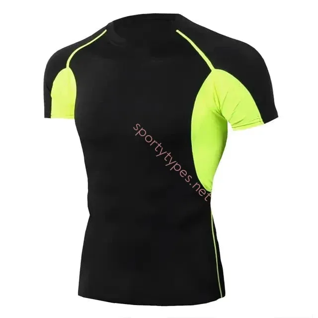 Men's Quick-Dry Running Gym Shirt