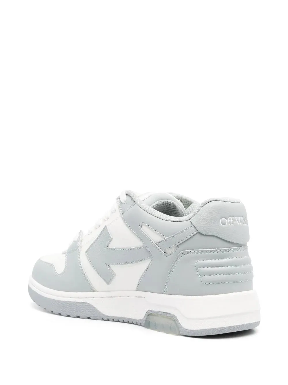 OFF-WHITE OOO Out of Office Leather Sneakers