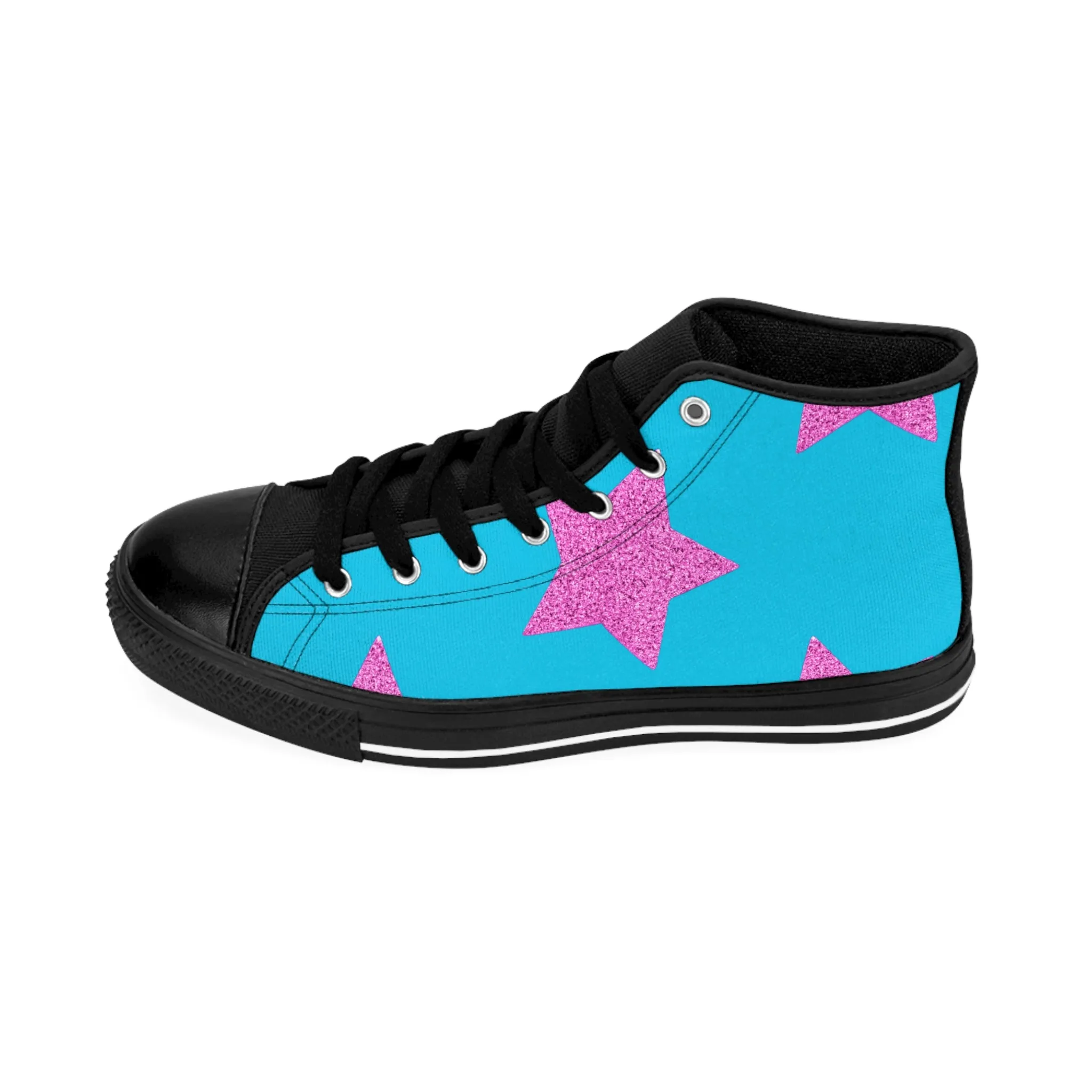 Pink Stars - Inovax Women's Classic Sneakers