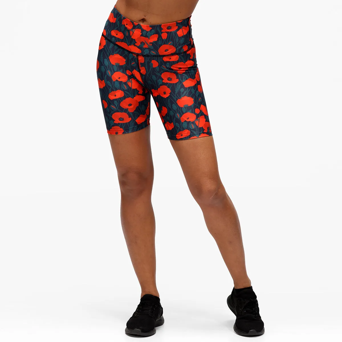 Poppy Field Running Shorts