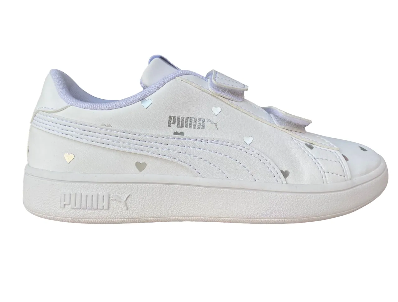 Puma girls' sneakers Smash v2 L Studs V PS 374844 02 white