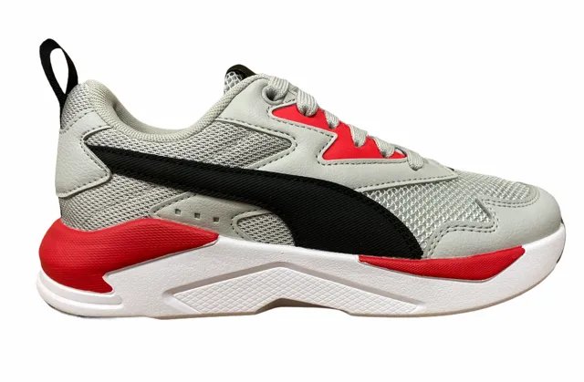 Puma scrapa boy's sneakers X-Ray Lite 374393 13 grey-black-red