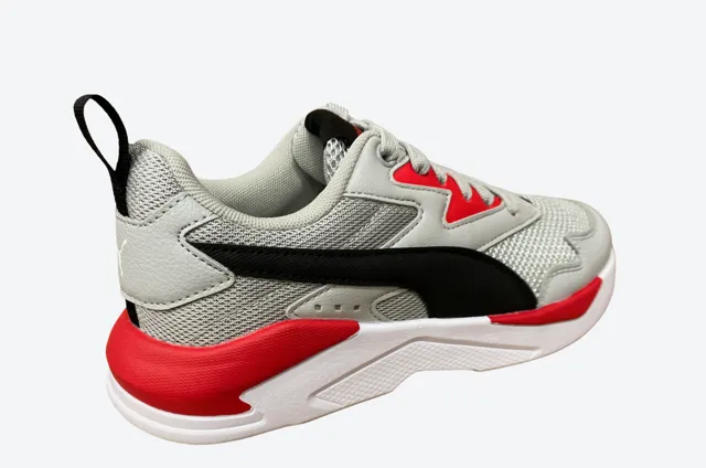 Puma scrapa boy's sneakers X-Ray Lite 374393 13 grey-black-red