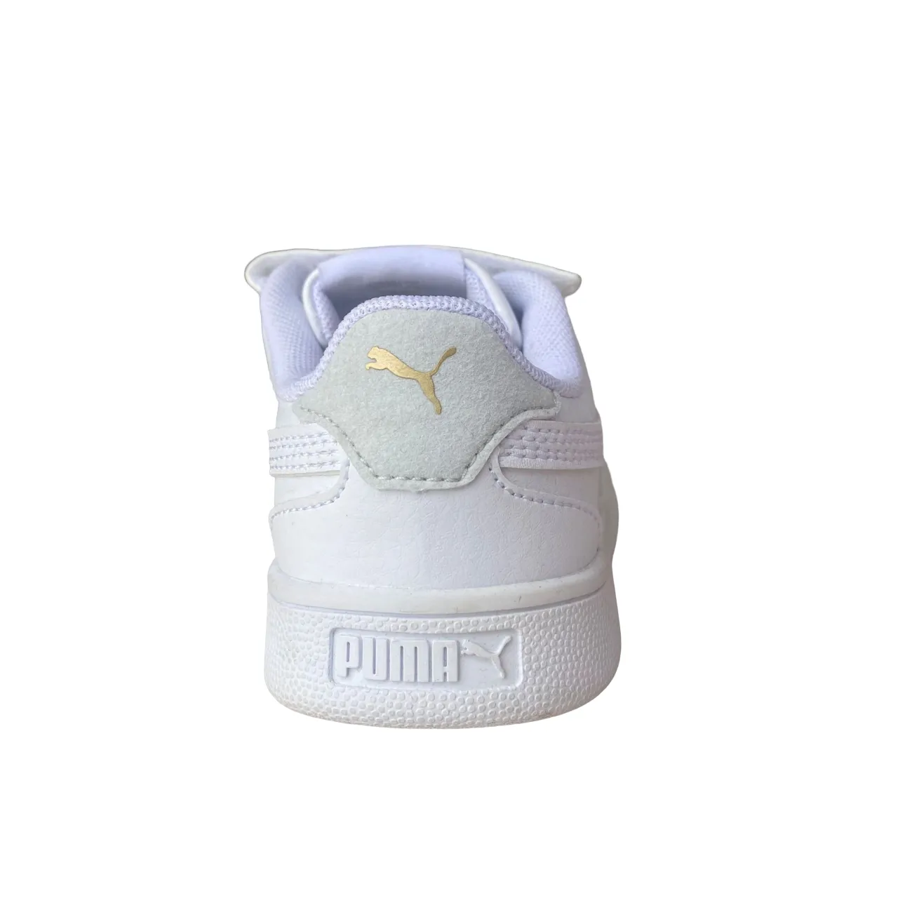 Puma unisex boy's sneakers Shuffle V Ps 375689 01 white