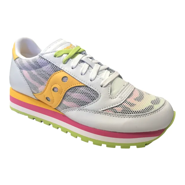 Saucony Original Jazz Triple women's sneakers S60640-1 white-yellow