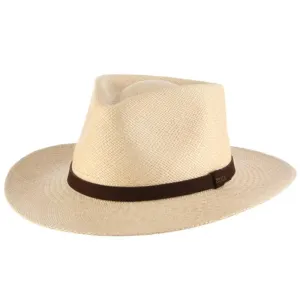 Scala Albuquerque - Genuine Panama Straw Fedora Hat