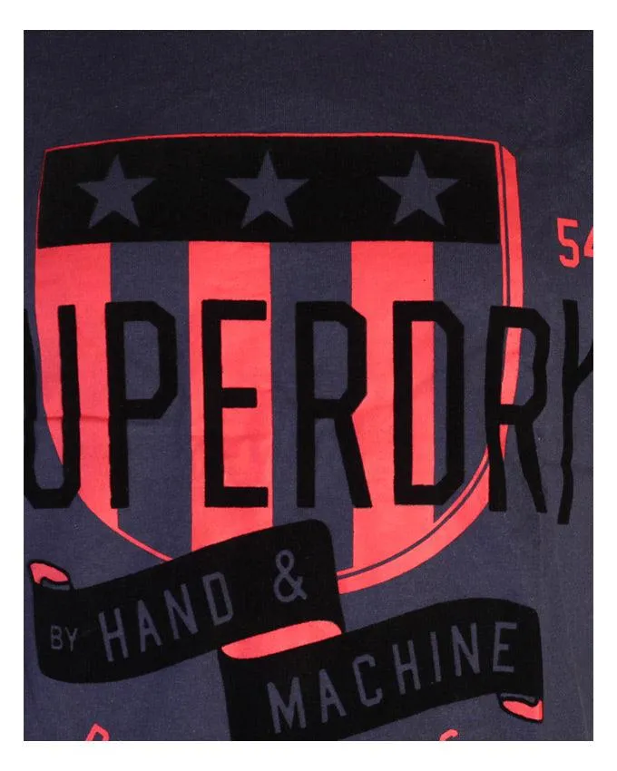 Superdry ByHand And Machine Trackster Sprint Navyblue T-shirt