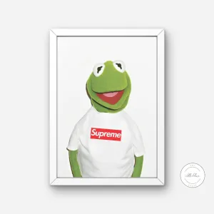 Supreme Muppet Wall Art PRINTABLE ART, Hypebeast Poster, Streetwear Art, Modern Wall Art, Pop Culture, Muppet Decor, Sports Wall Art