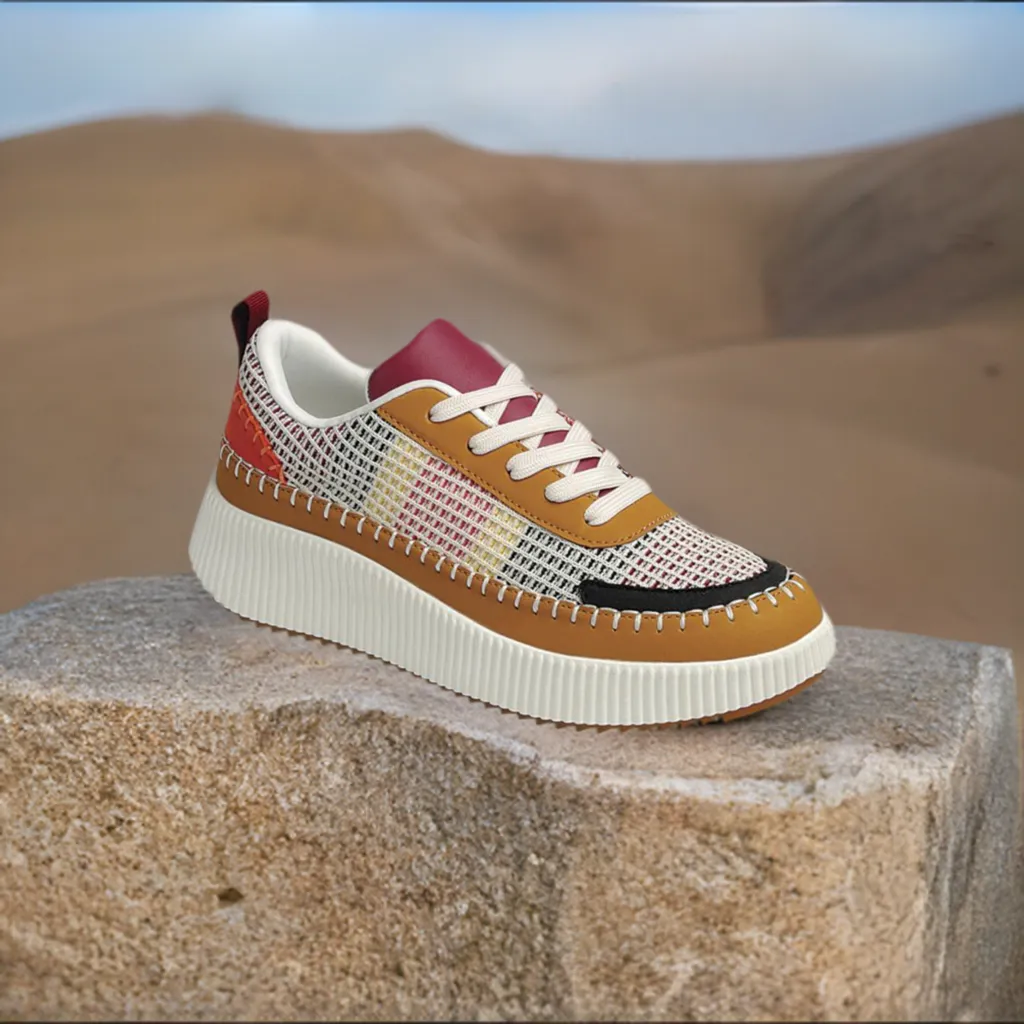 TIMELESS-12 Tan Maroon Multi