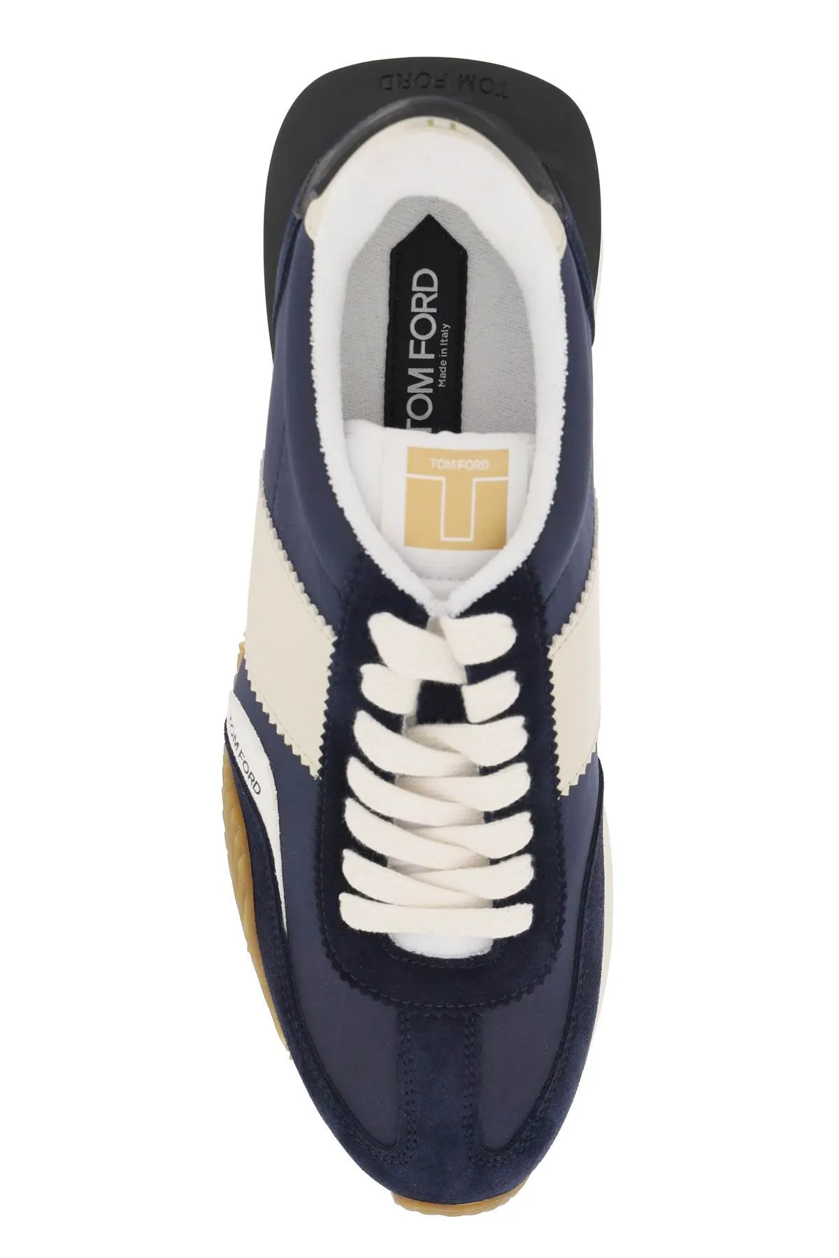 Tom ford techno canvas and suede 'james' sneakers