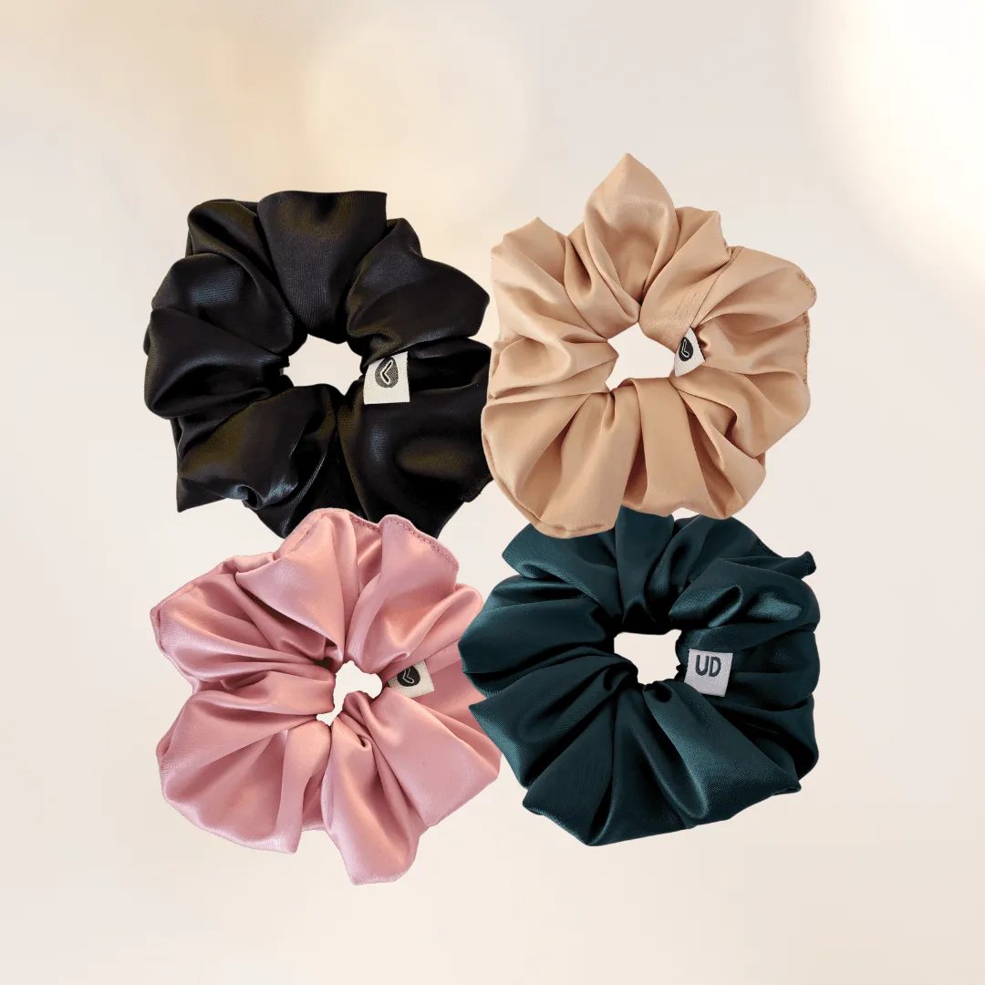 Urban Ducks Satin Scrunchie