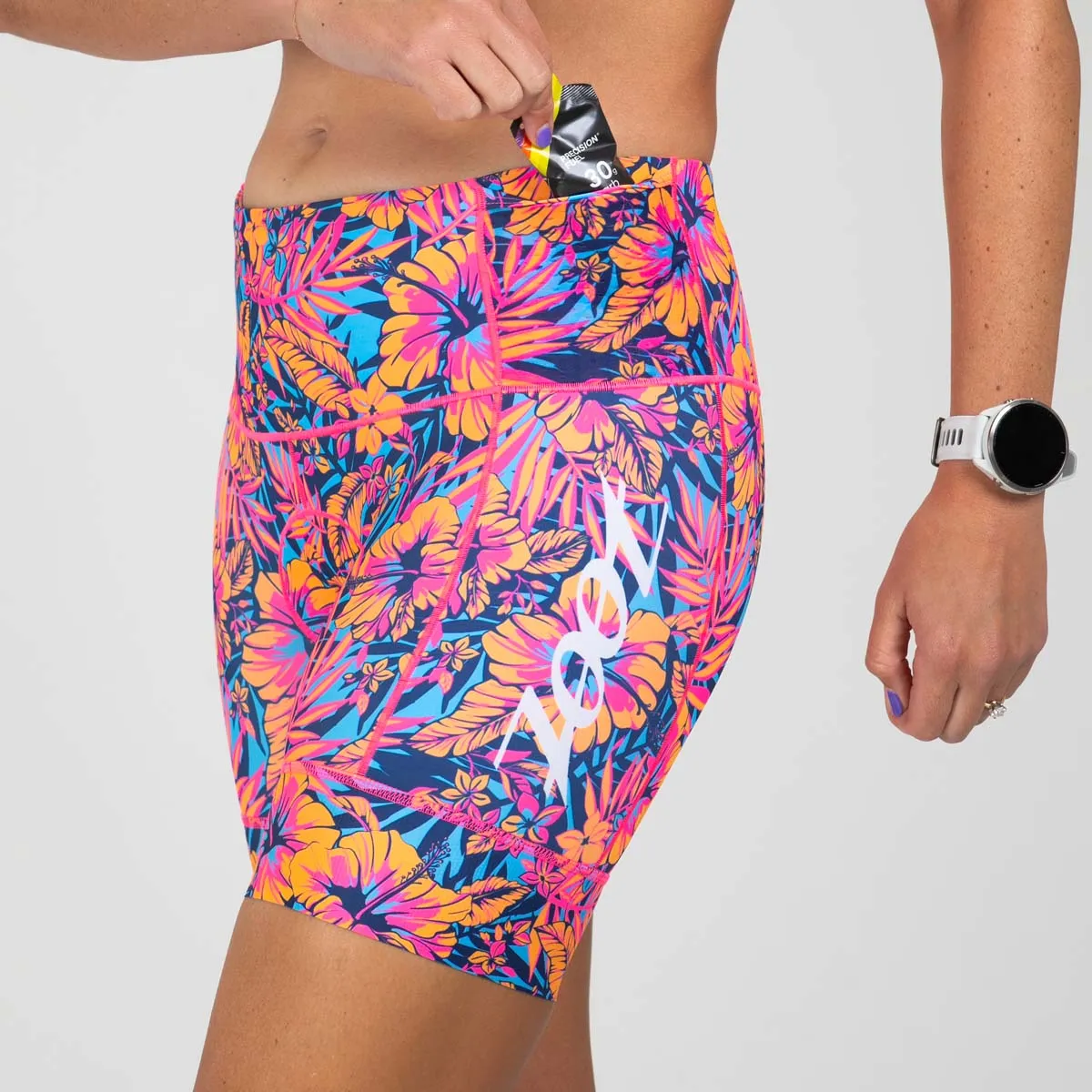 Womens LTD Triathlon 6 Inch Short - Club Aloha