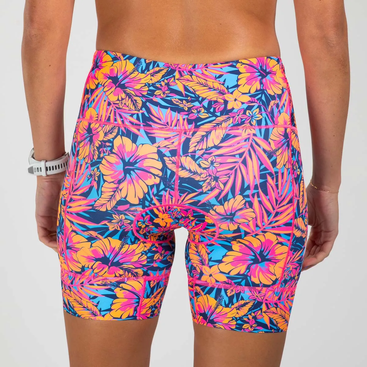 Womens LTD Triathlon 6 Inch Short - Club Aloha